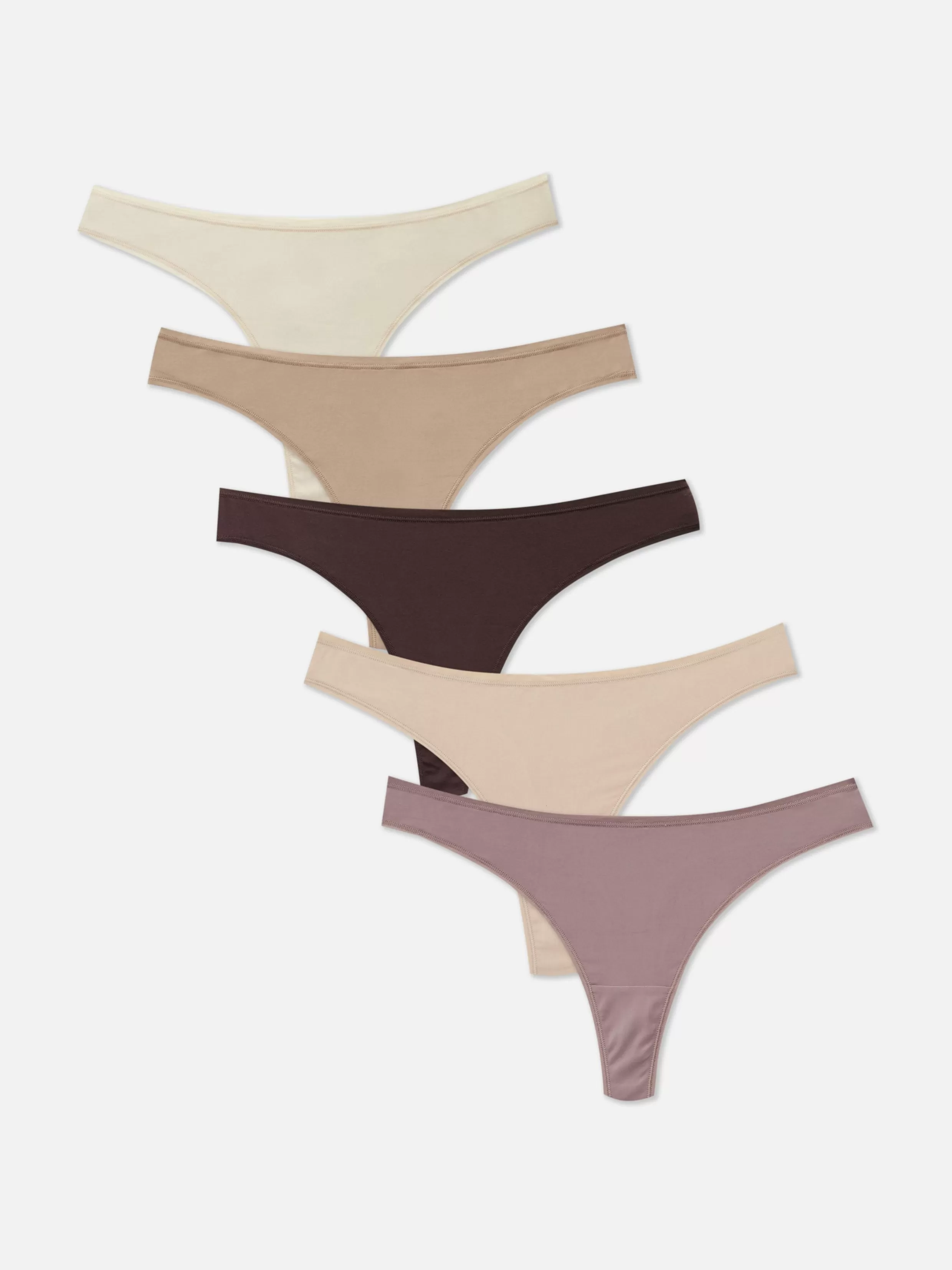 Store 5-Pack Microfiber Thongs Women Underwear