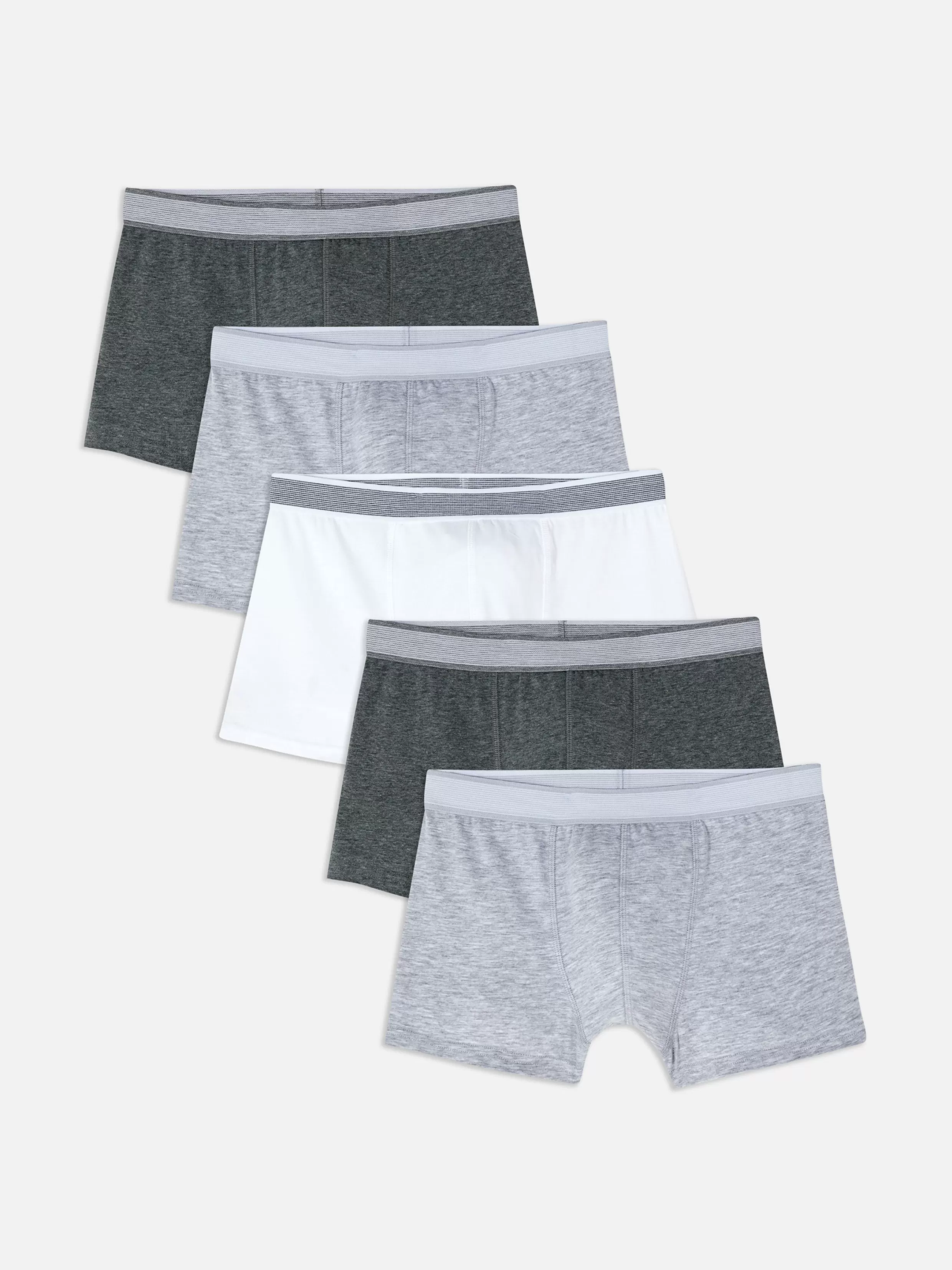 New 5-Pack Multi Heather Boxer Briefs Underwear