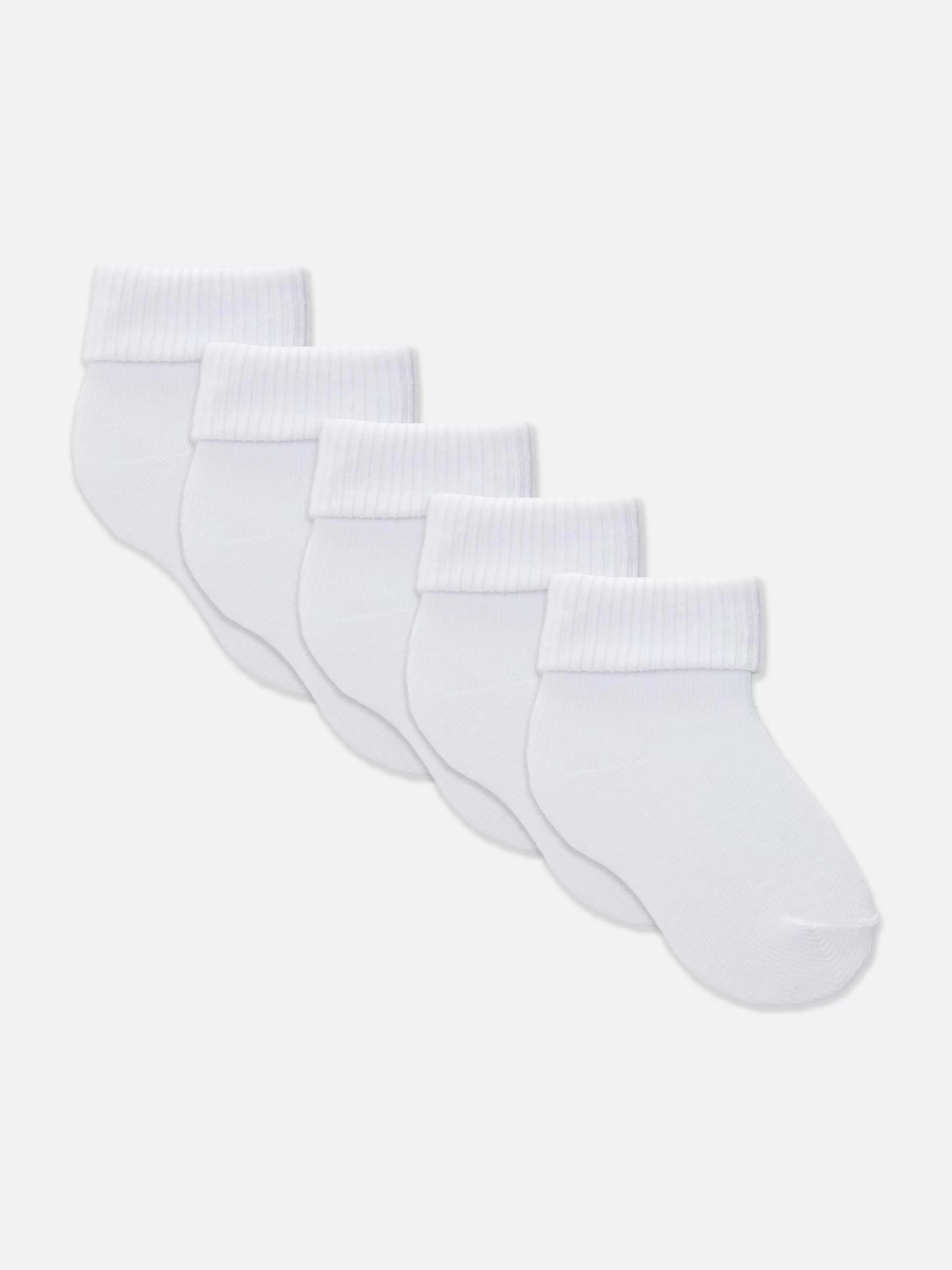 Fashion 5-Pack Ribbed Hem Socks BOY Socks And Tights | Socks & Tights