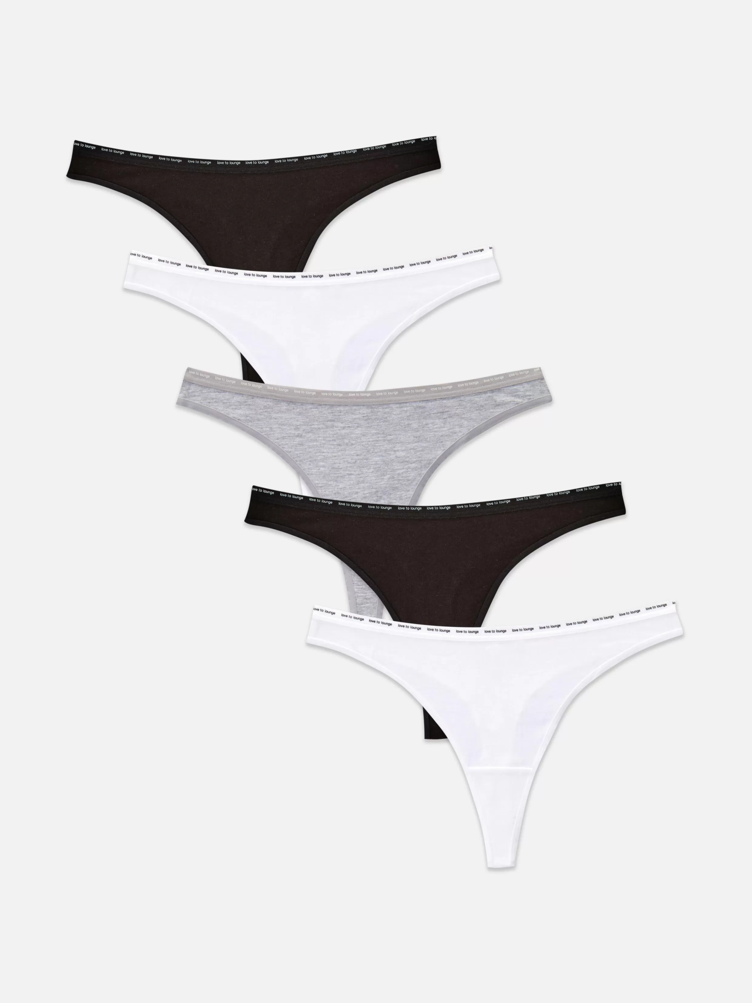 Hot 5-Pack Stretch Thongs Women Underwear