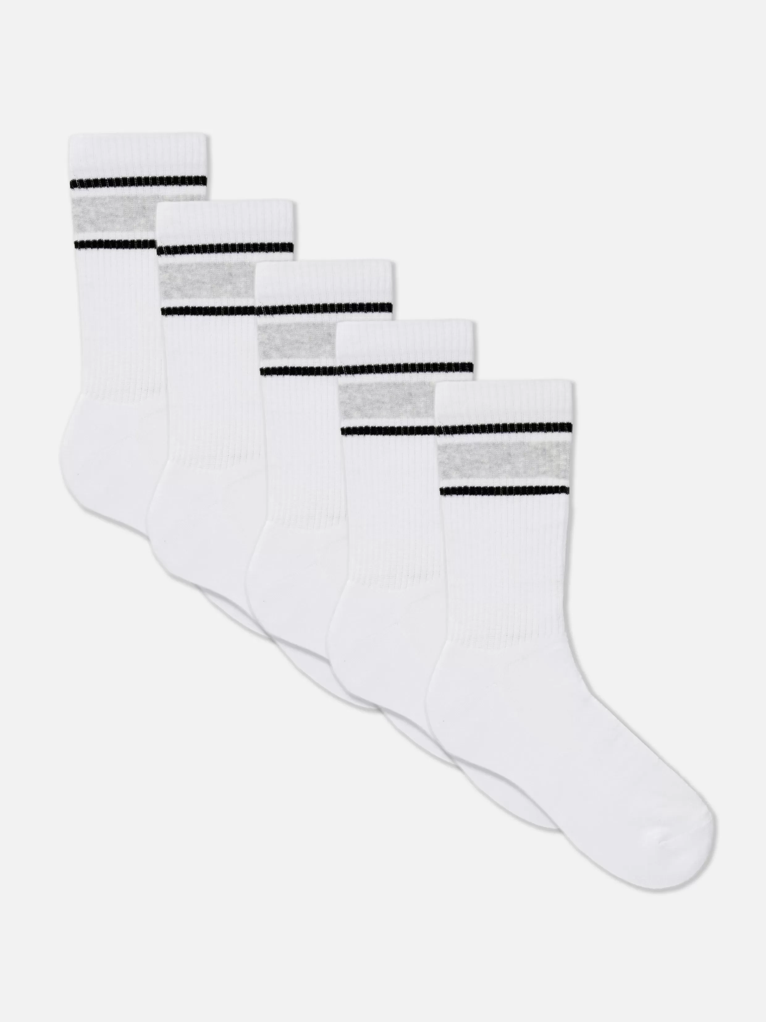 Cheap 5-Pack Striped Sports Socks Socks | Sportswear