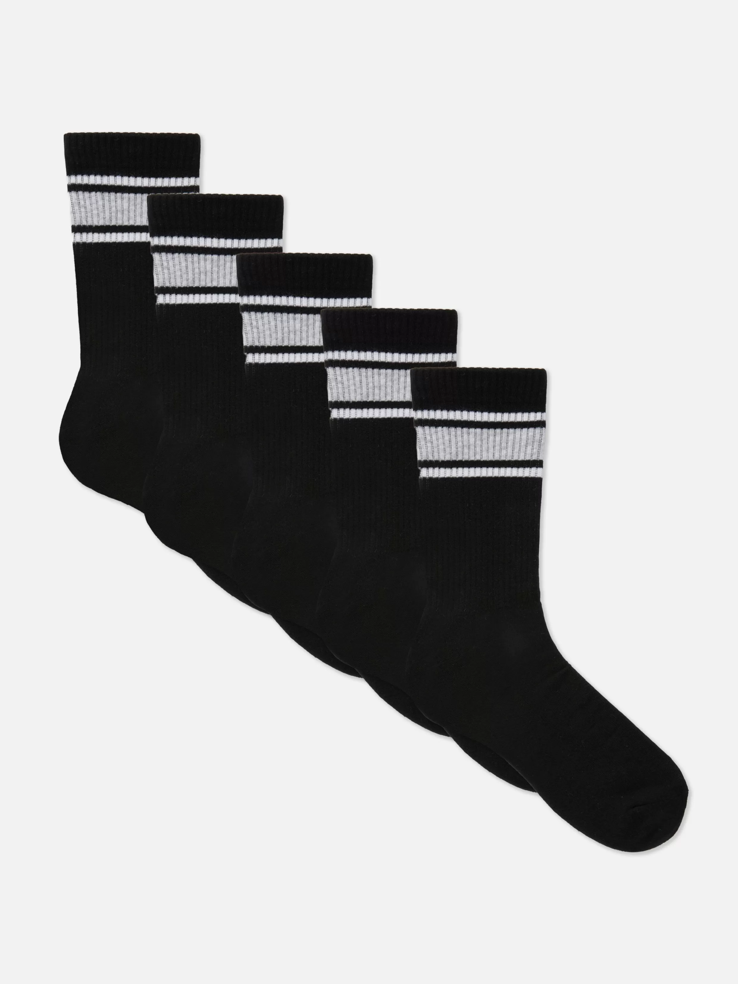 Cheap 5-Pack Striped Sports Socks Socks | Sportswear