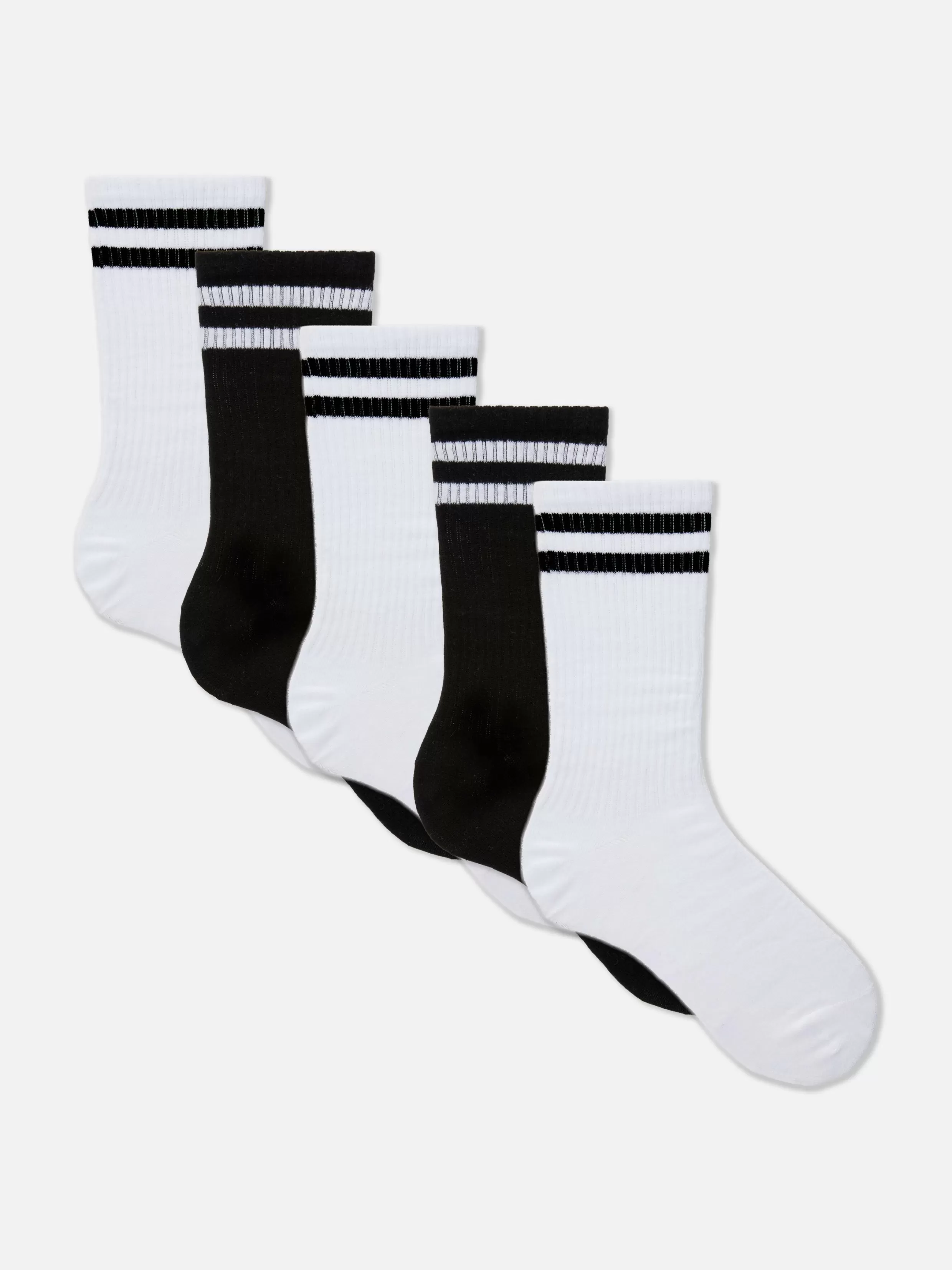 Fashion 5-Pack Striped Sports Socks Women Socks