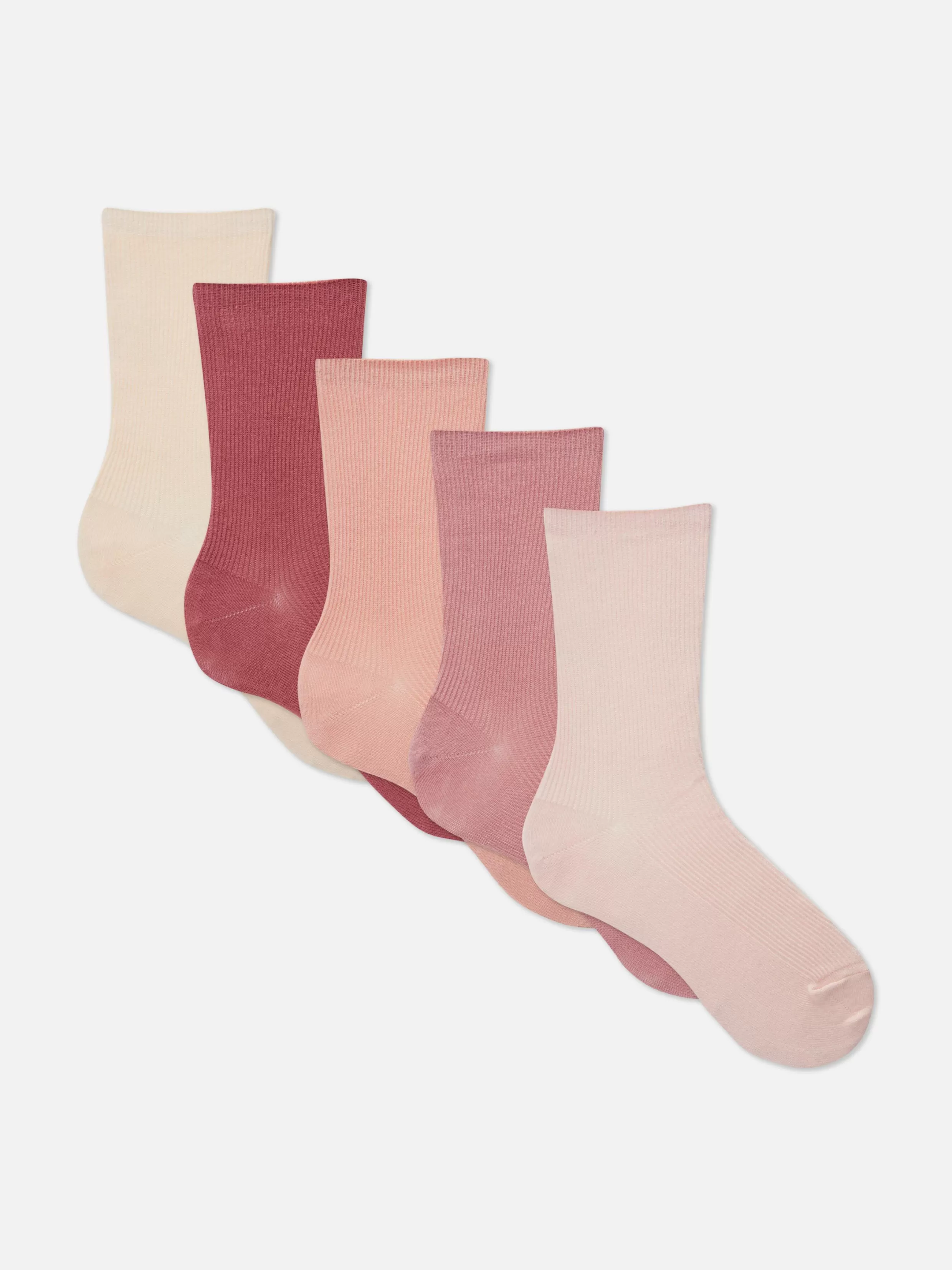 Cheap 5-Pack Tonal Crew Socks Women Socks