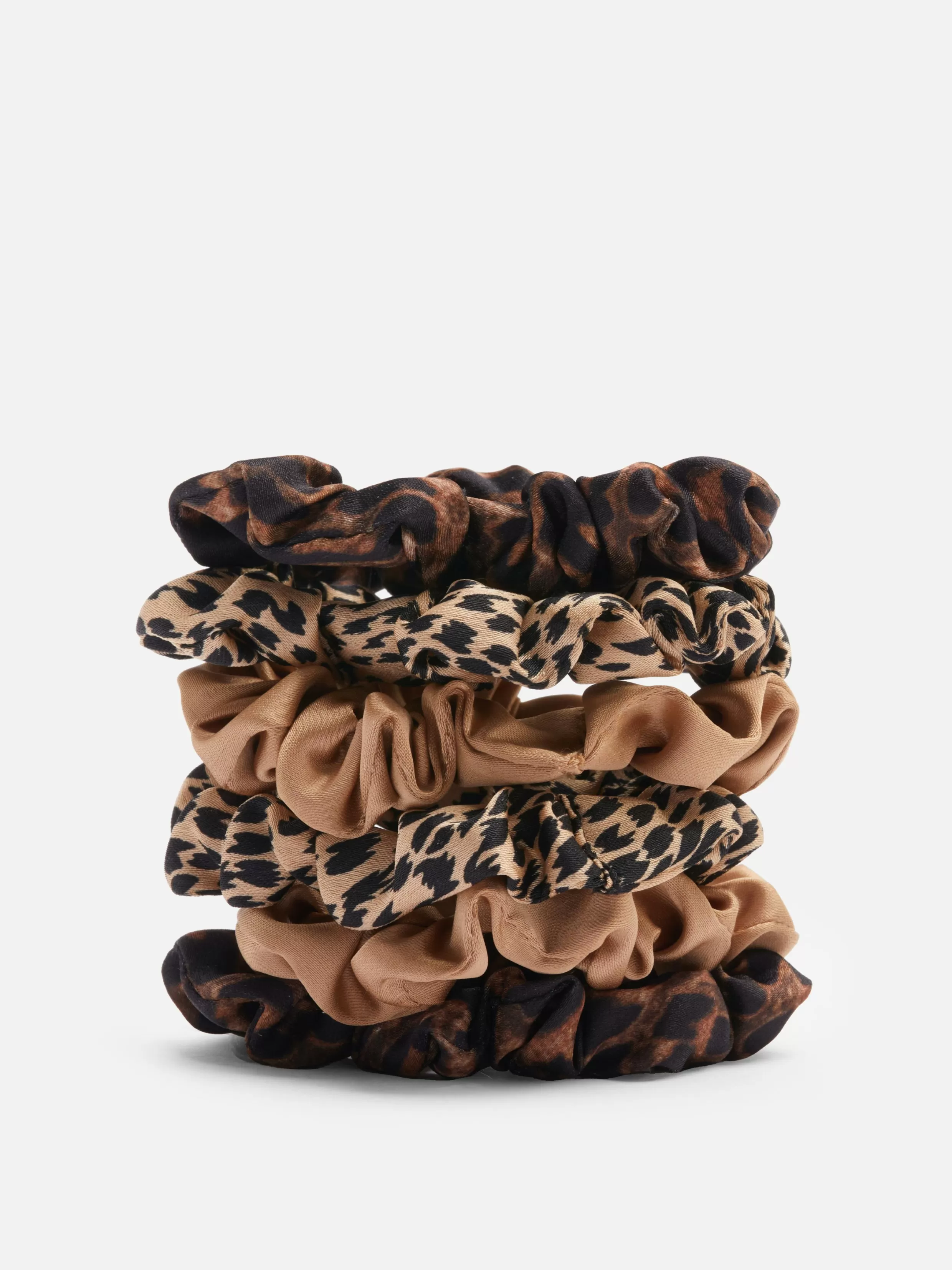 New 6-Pack Animal Print Micro Scrunchies Women Hair Accessories