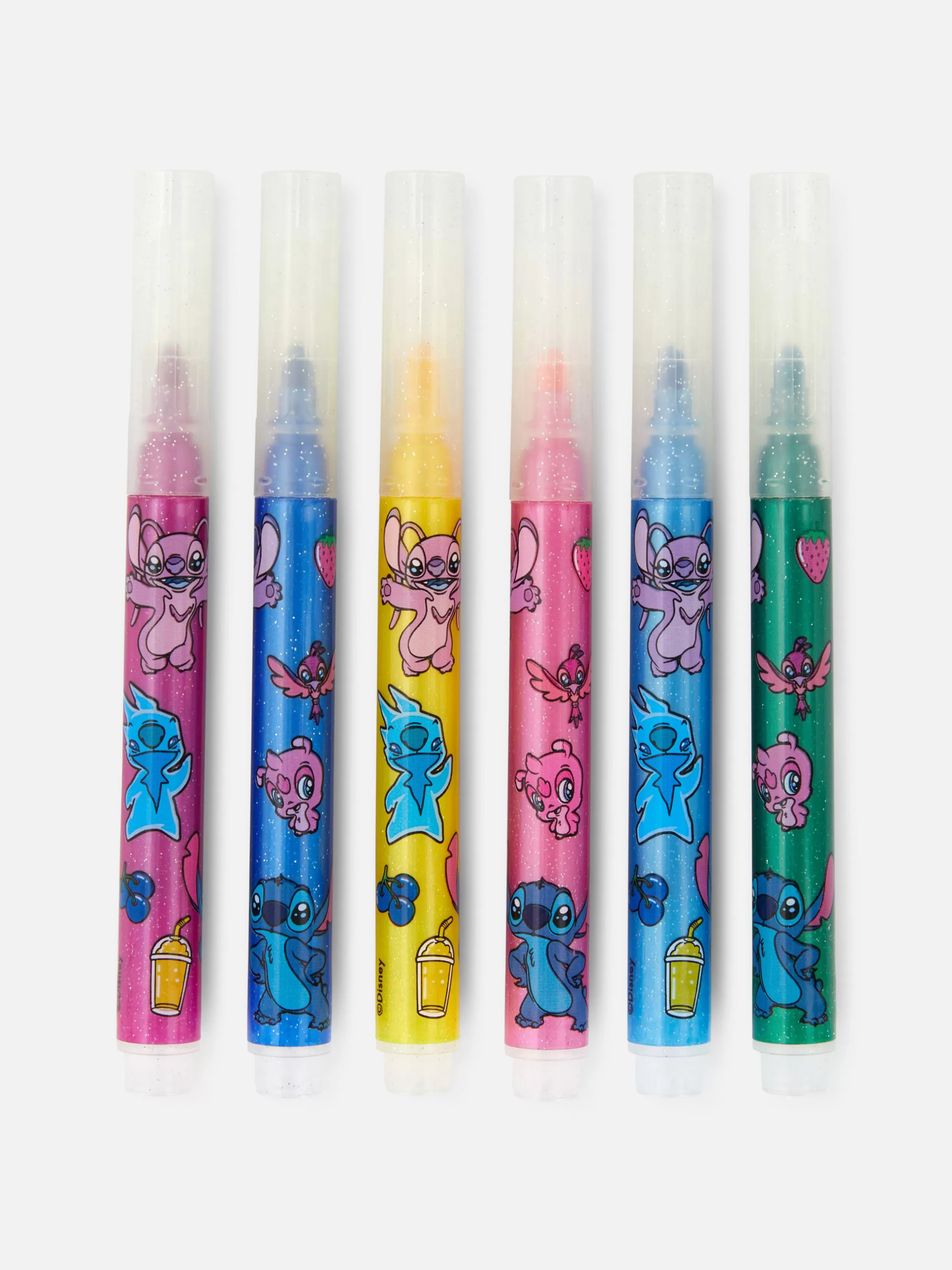 Cheap 6-Pack Disney’s Stitch Glitter Marker Pens Kids Arts And Crafts