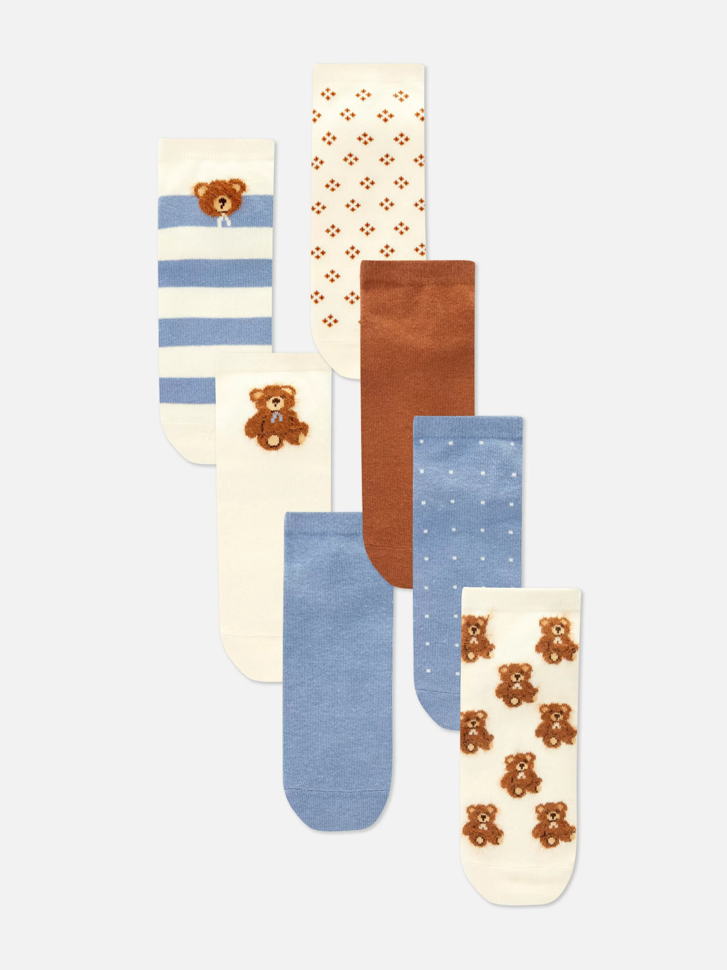 Shop 7-Pack Bear Crew Socks Women Socks