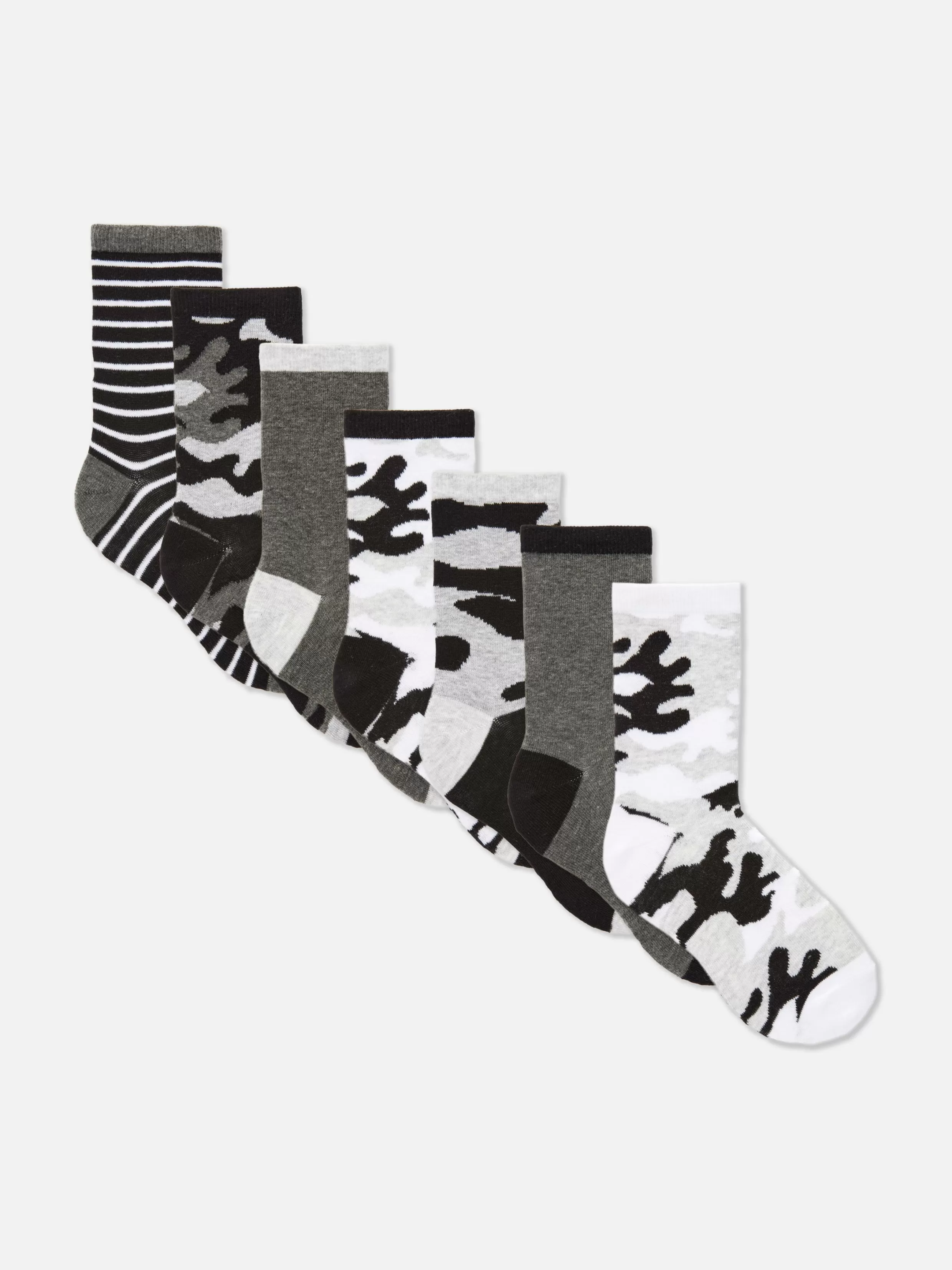 Flash Sale 7-Pack Camo Socks Kids/BOY Socks