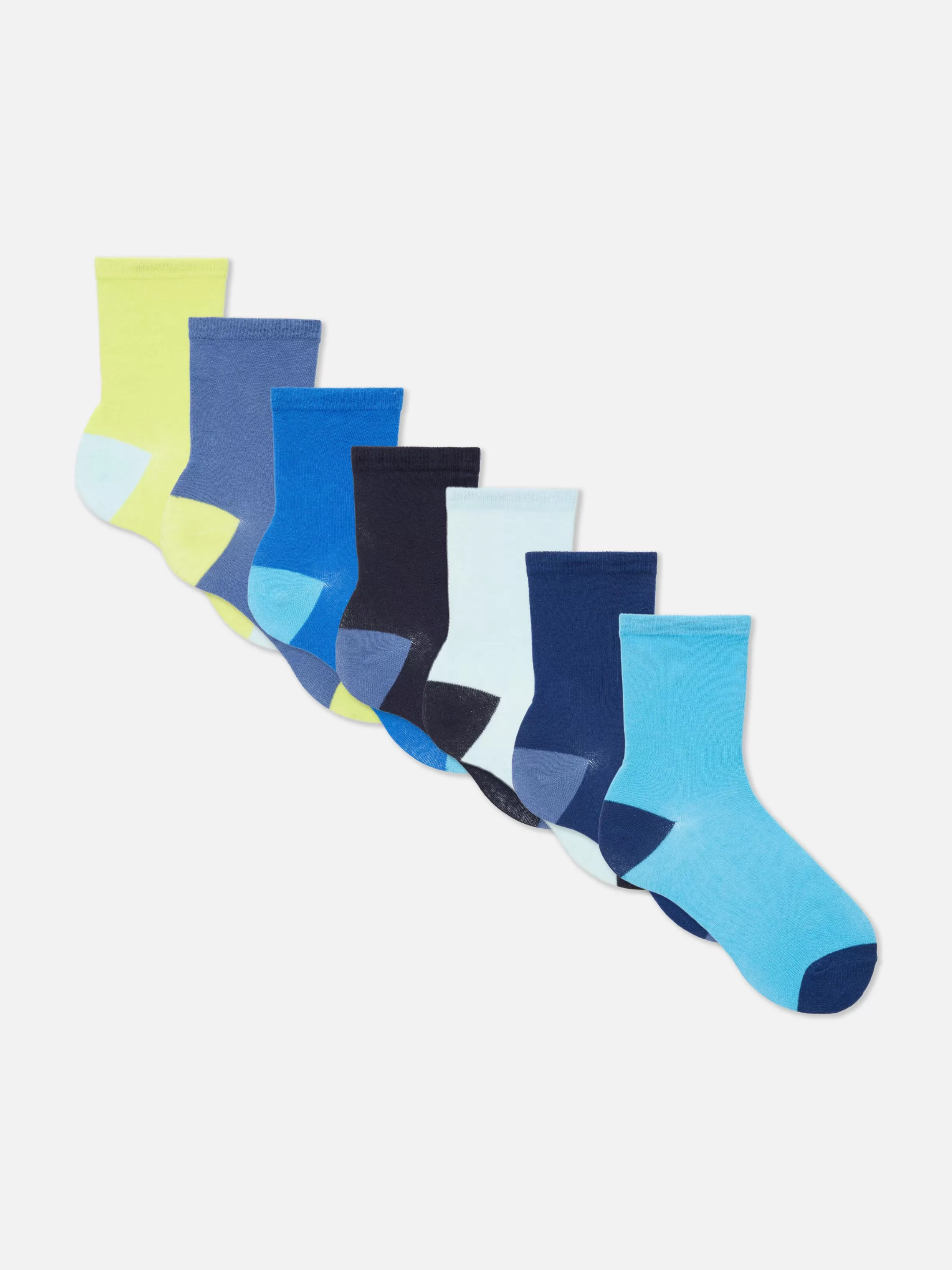 Hot 7-Pack Color Block Ankle Socks Kids/BOY Socks