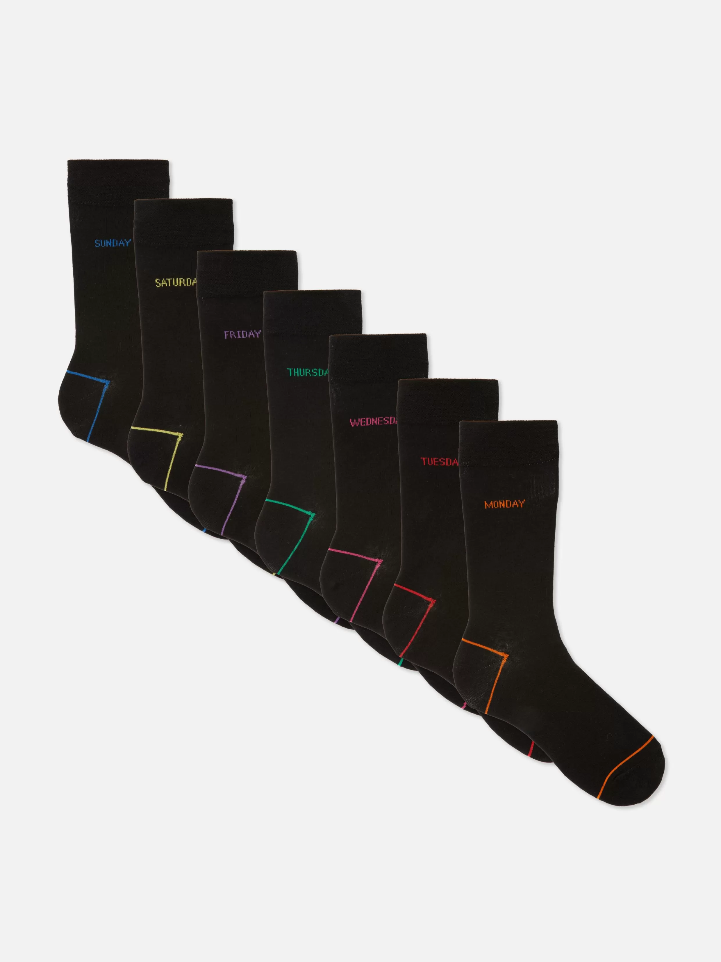 Discount 7-Pack Day Of The Week Socks Socks