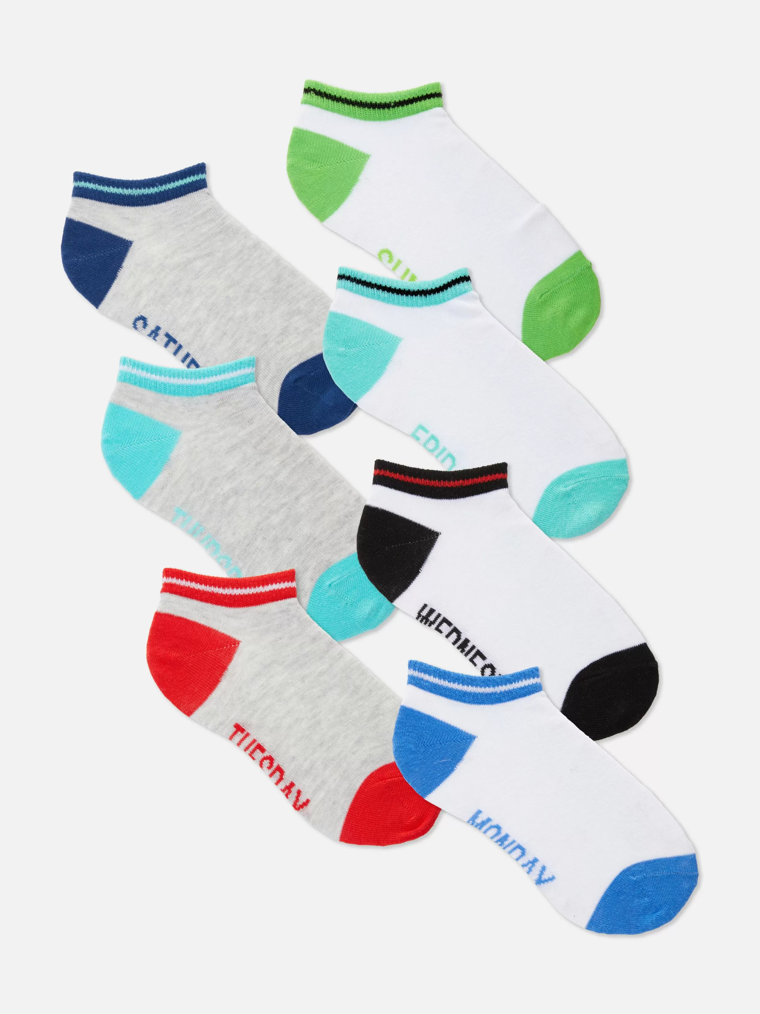 Flash Sale 7-Pack Days Of The Week Socks Kids/BOY Socks