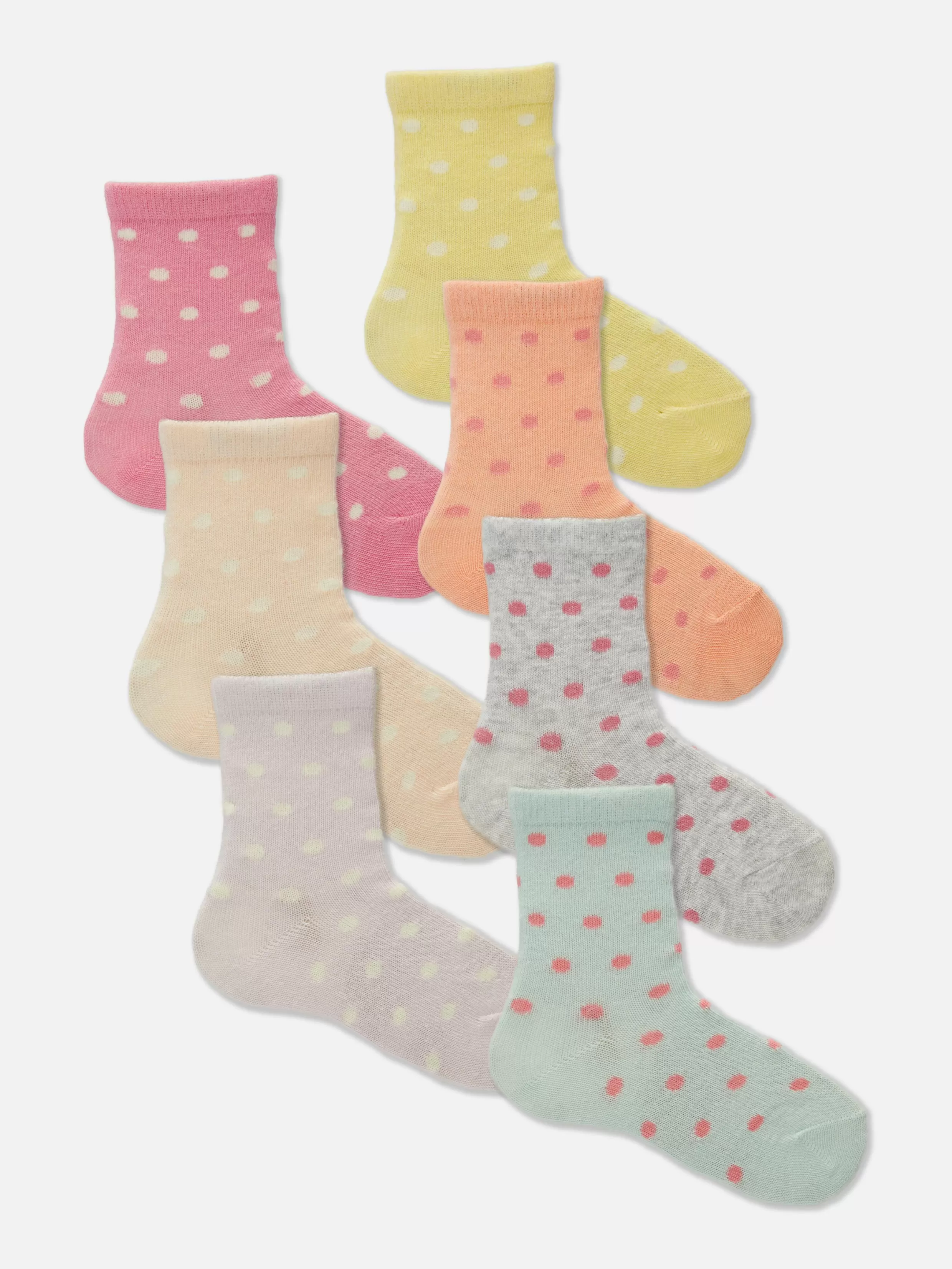 Best 7-Pack Polka Dot Ankle Socks Socks & Tights