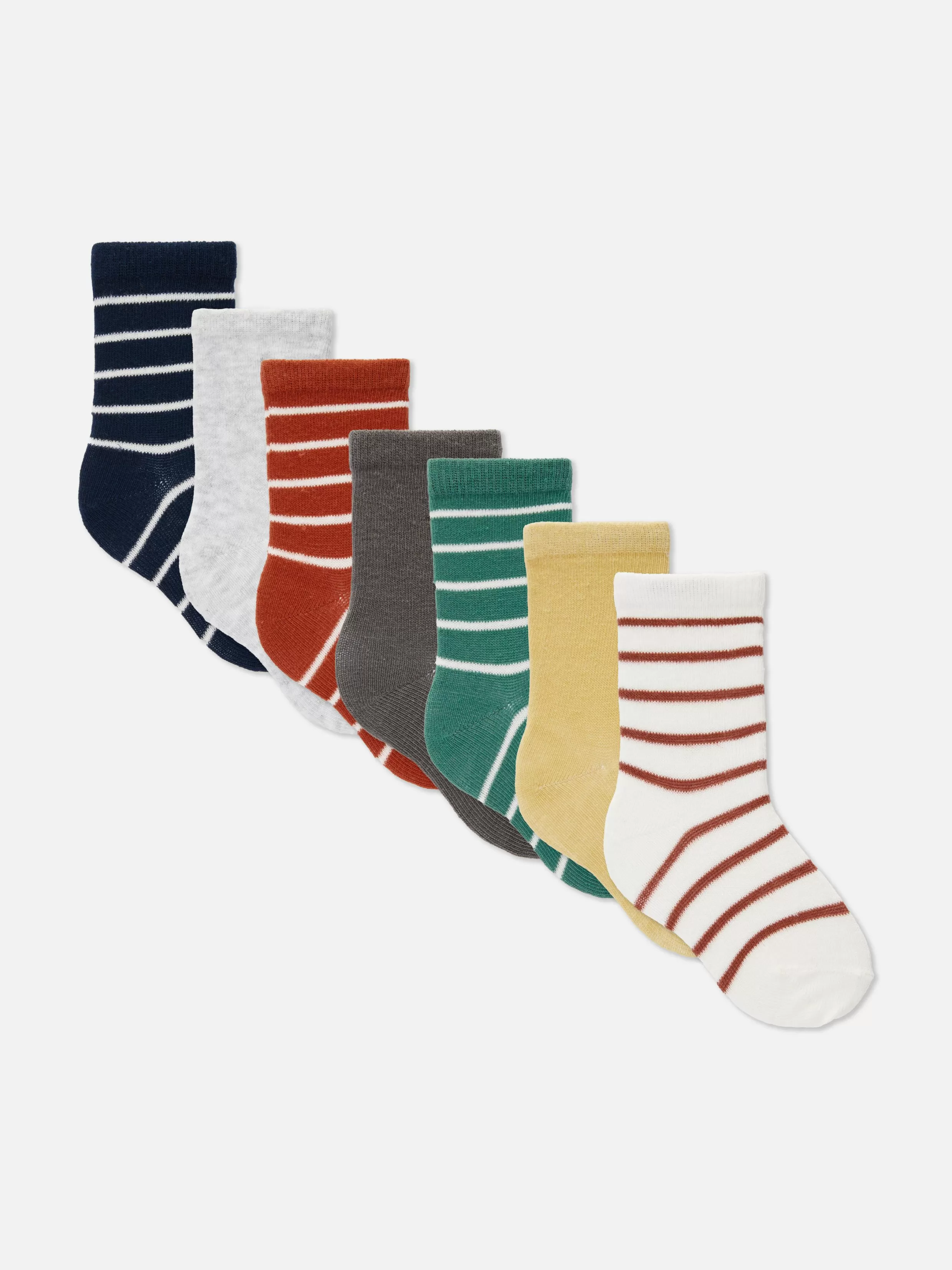 Best 7-Pack Striped Ankle Socks BOY Socks And Tights