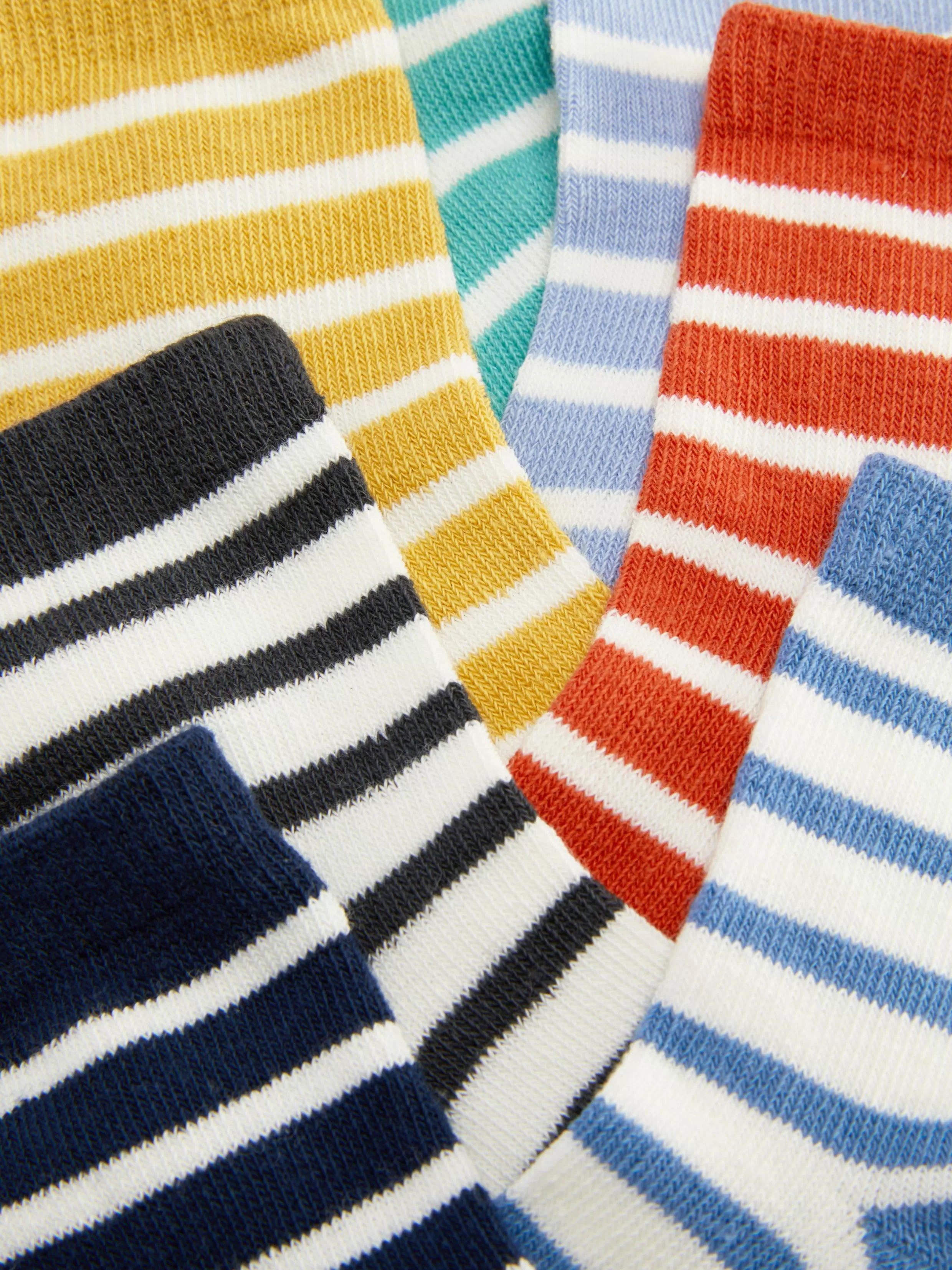 Fashion 7-Pack Striped Socks BOY Socks And Tights