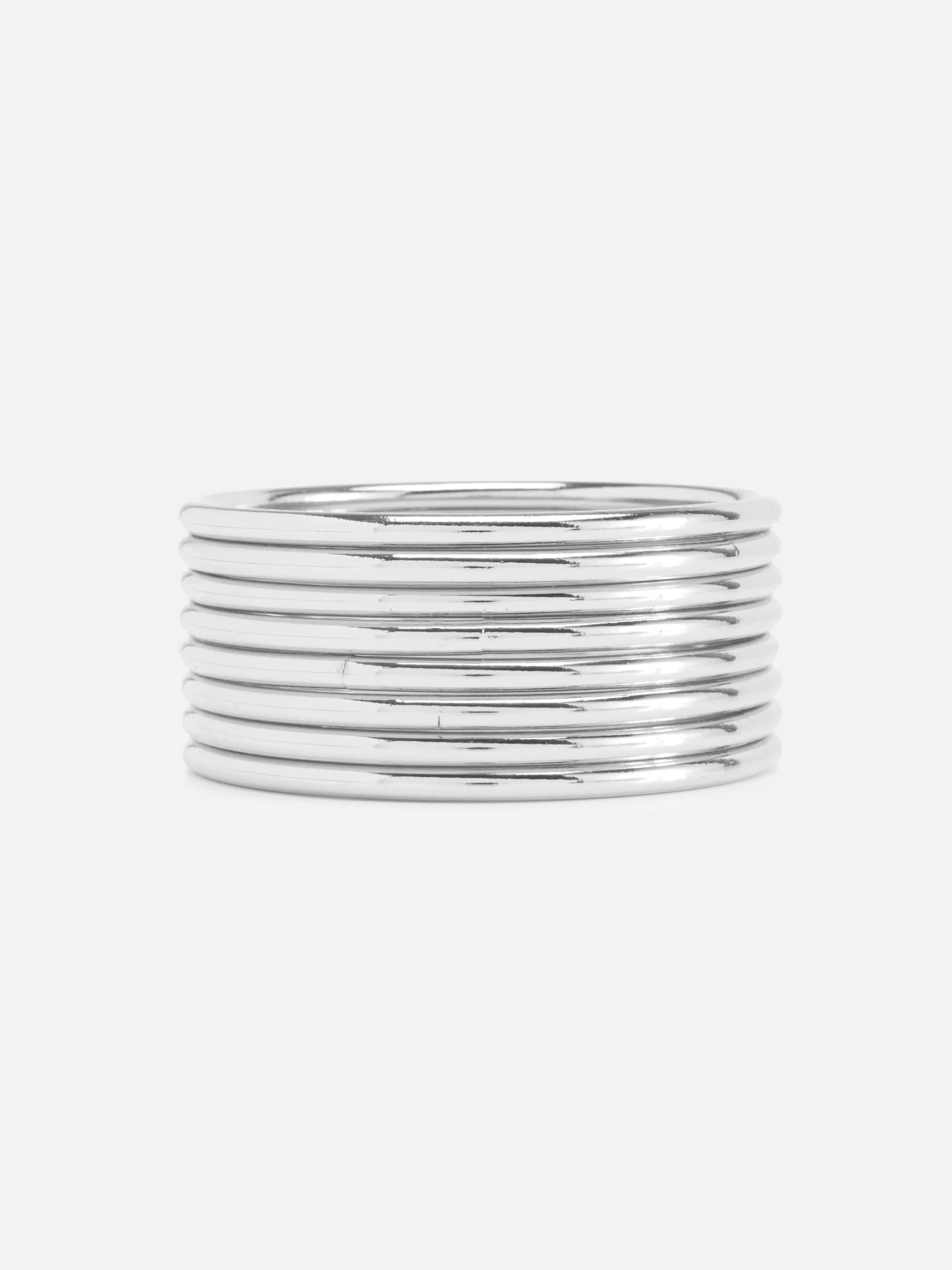 Cheap 8-Pack Metallic Bangles Women Jewelry