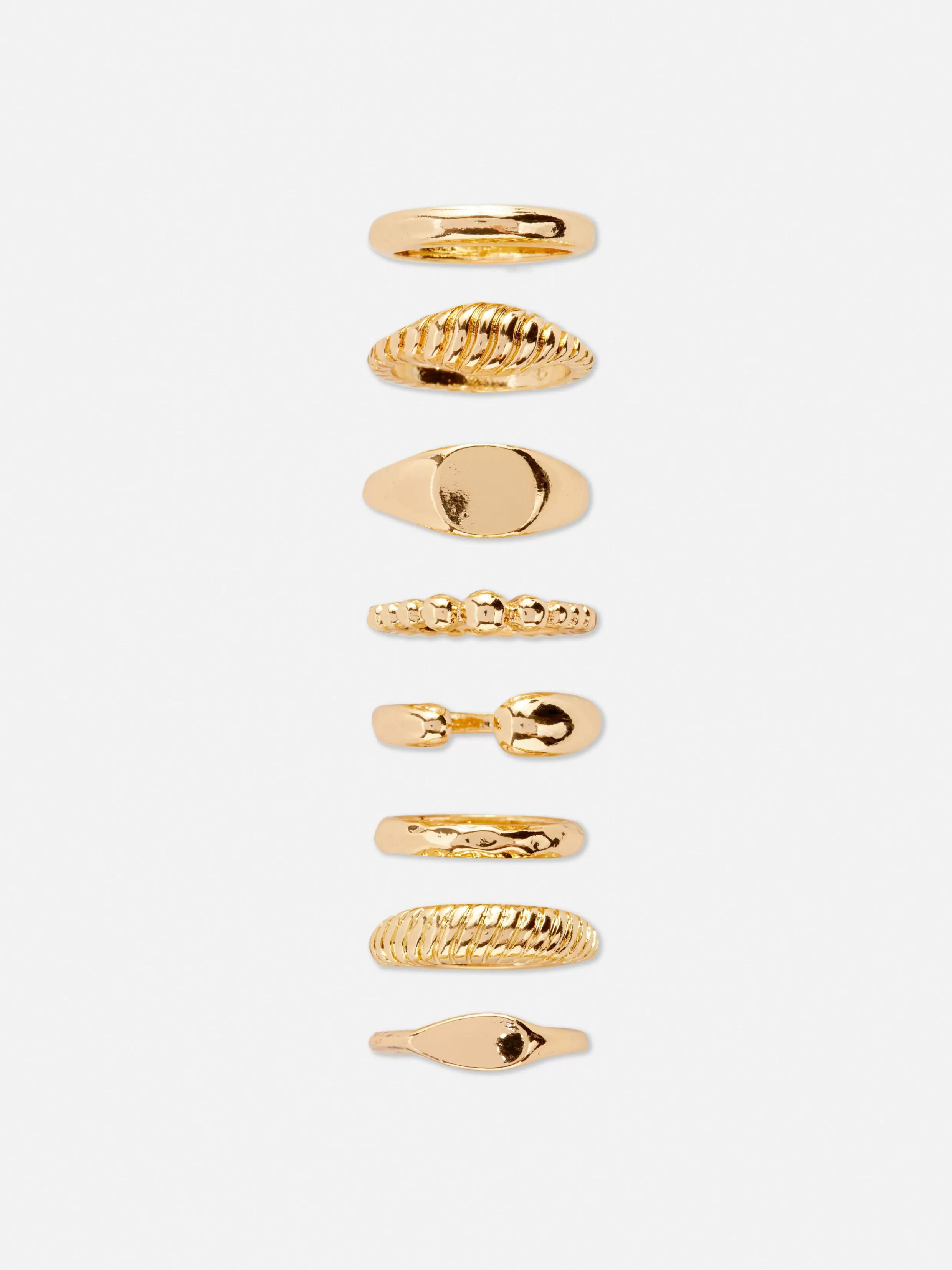 Fashion 8-Pack Multi Rings Women Jewelry