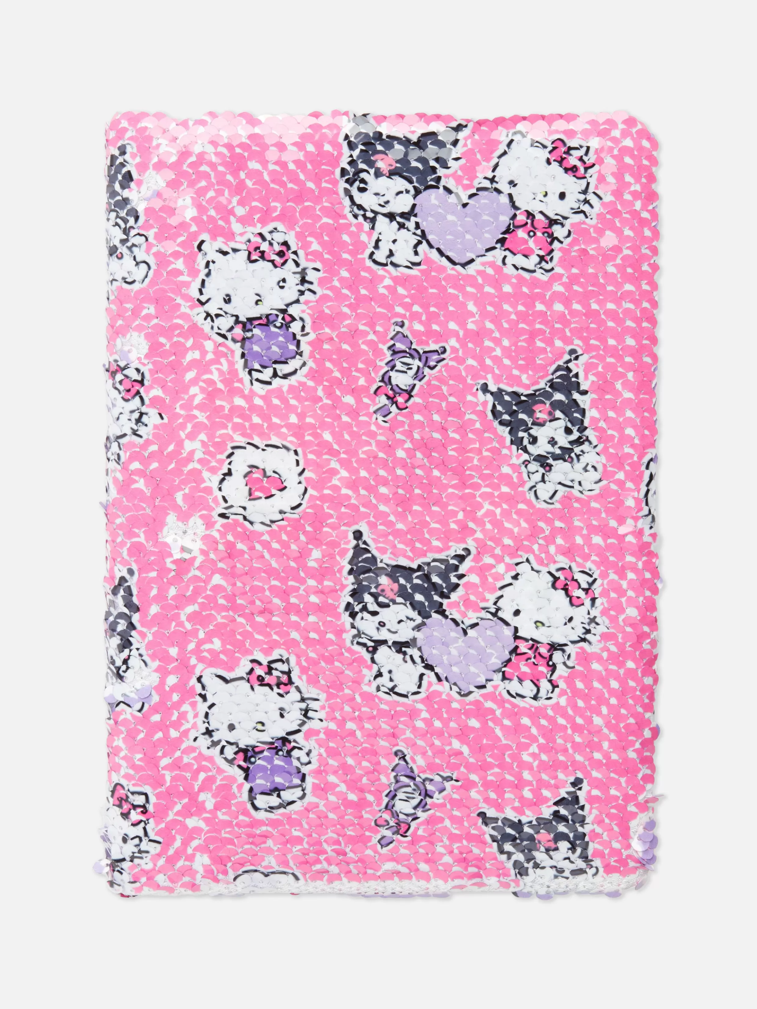 Shop A5 Hello Kitty And Kuromi Reversible Sequin Notebook Kids Notebooks