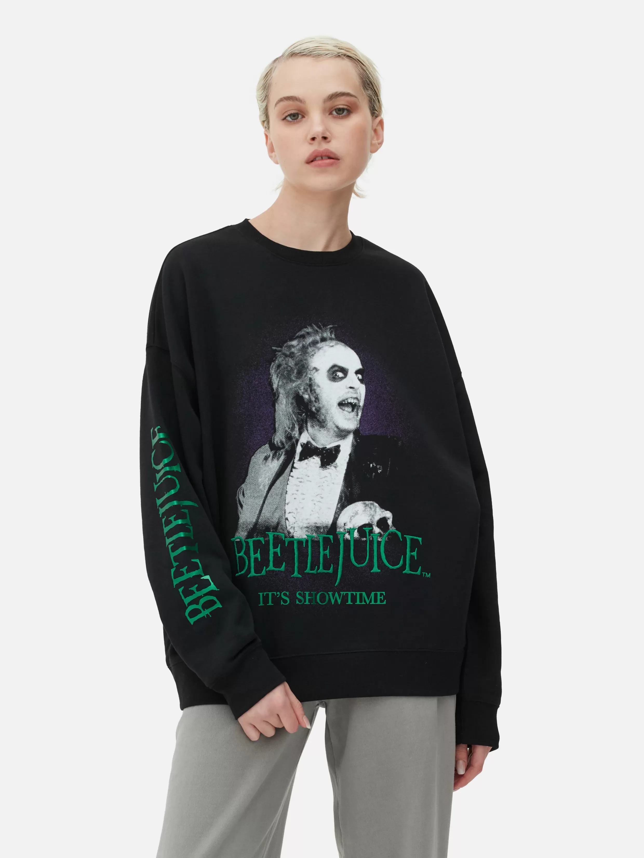 Outlet Beetlejuice Character Sweatshirt Women Beetlejuice | Hoodies And Sweatshirts