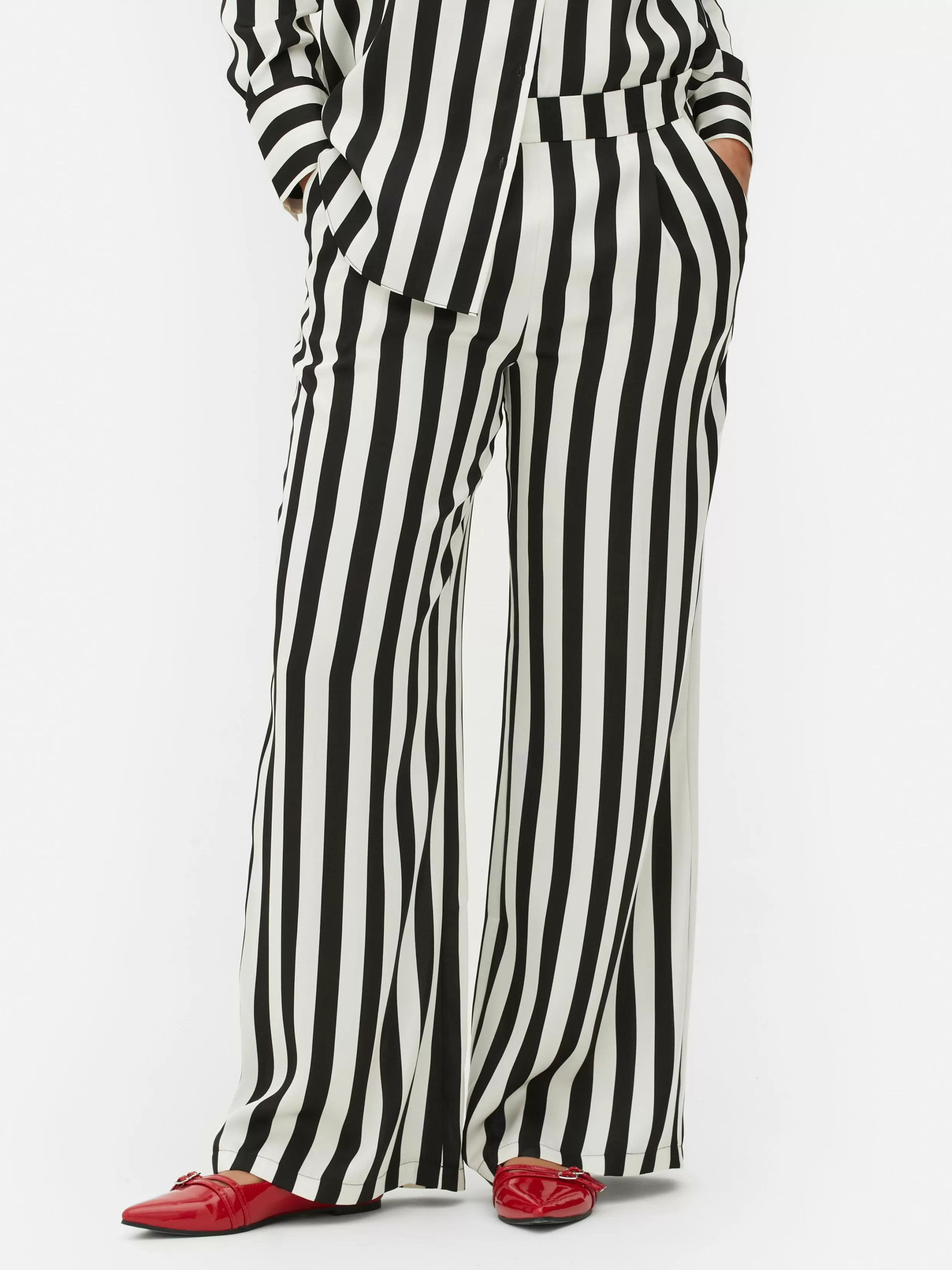 Hot Beetlejuice X Colleen Atwood Stripe Pants Women Gothic Clothing | Pants And Leggings