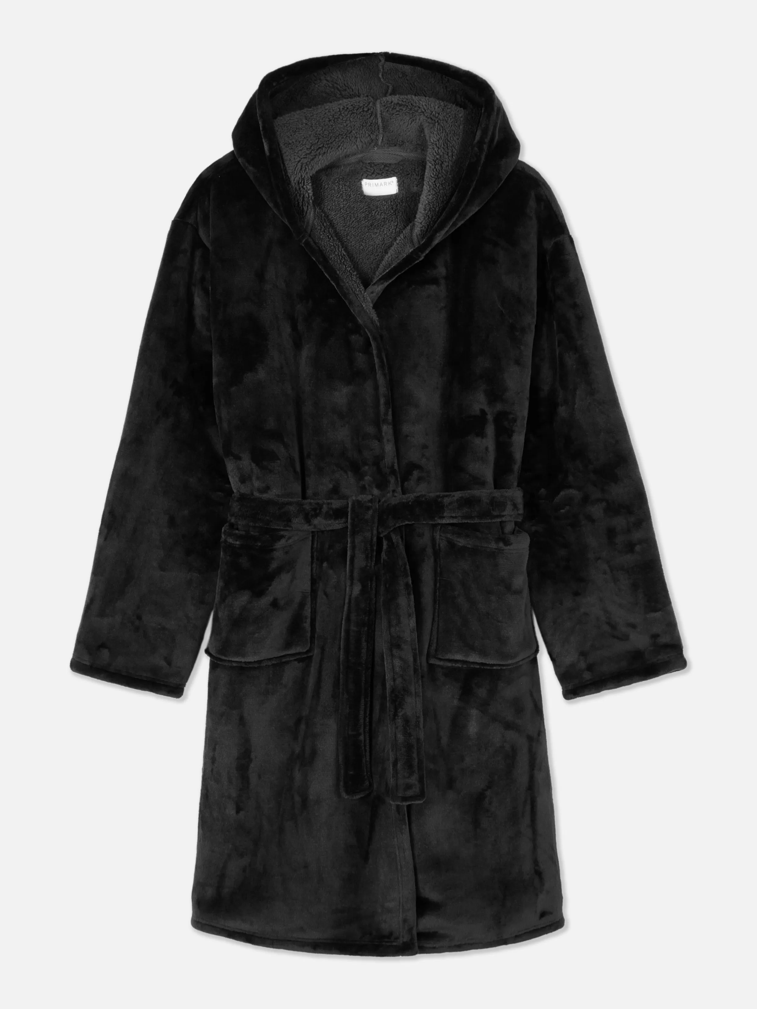 Cheap Belted Fleece Robe Pajamas