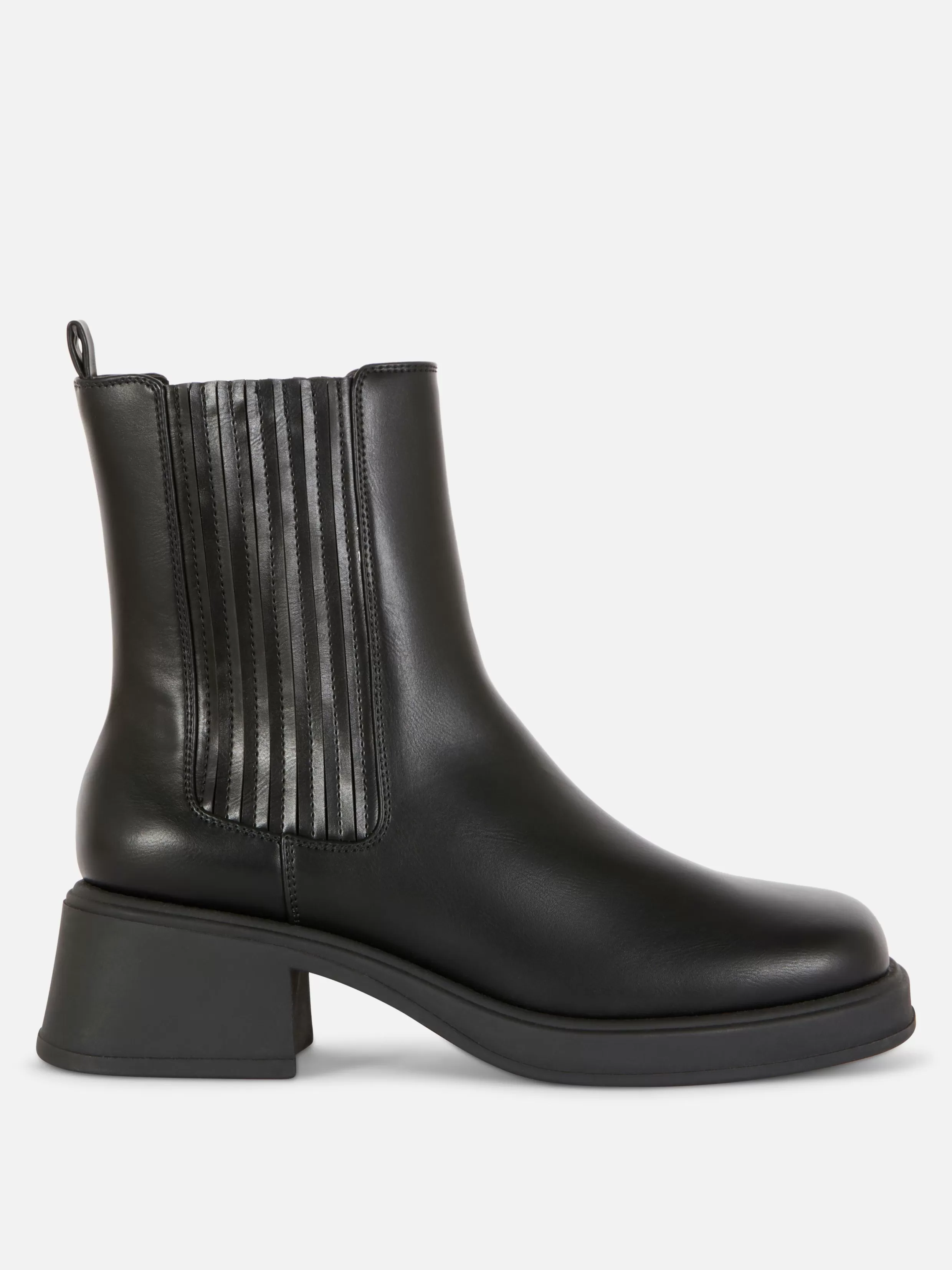 Clearance Block Heel Chelsea Boots Women Boots