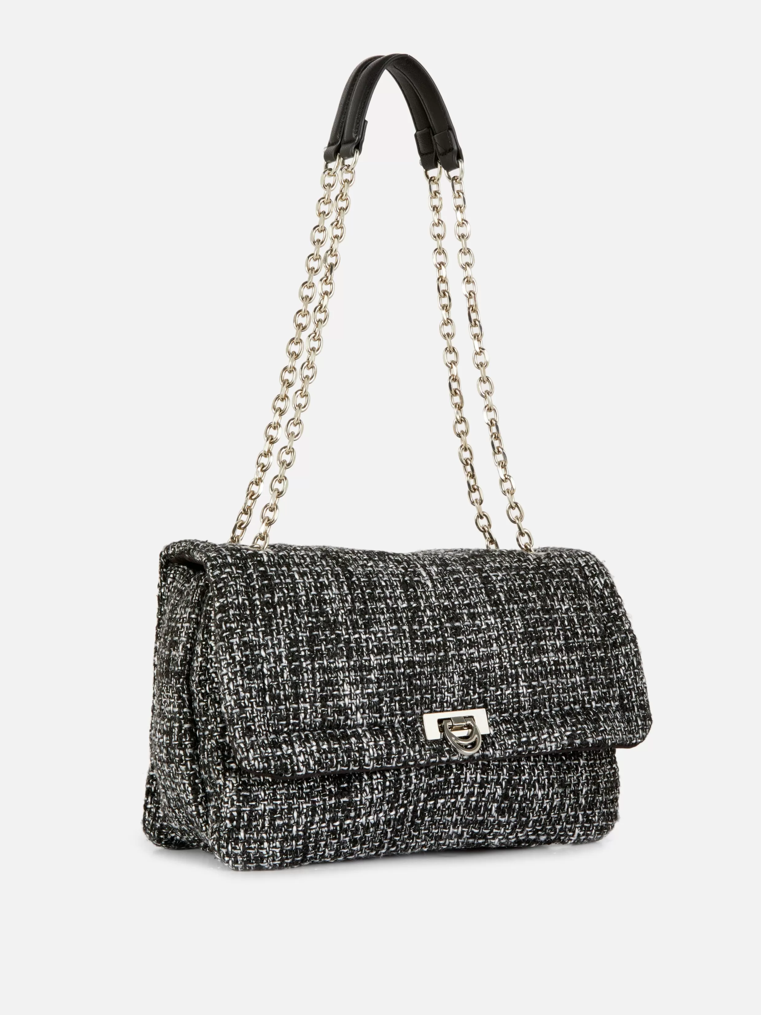 Fashion Bouclé Flap Front Crossbody Bag Women Bags And Purses