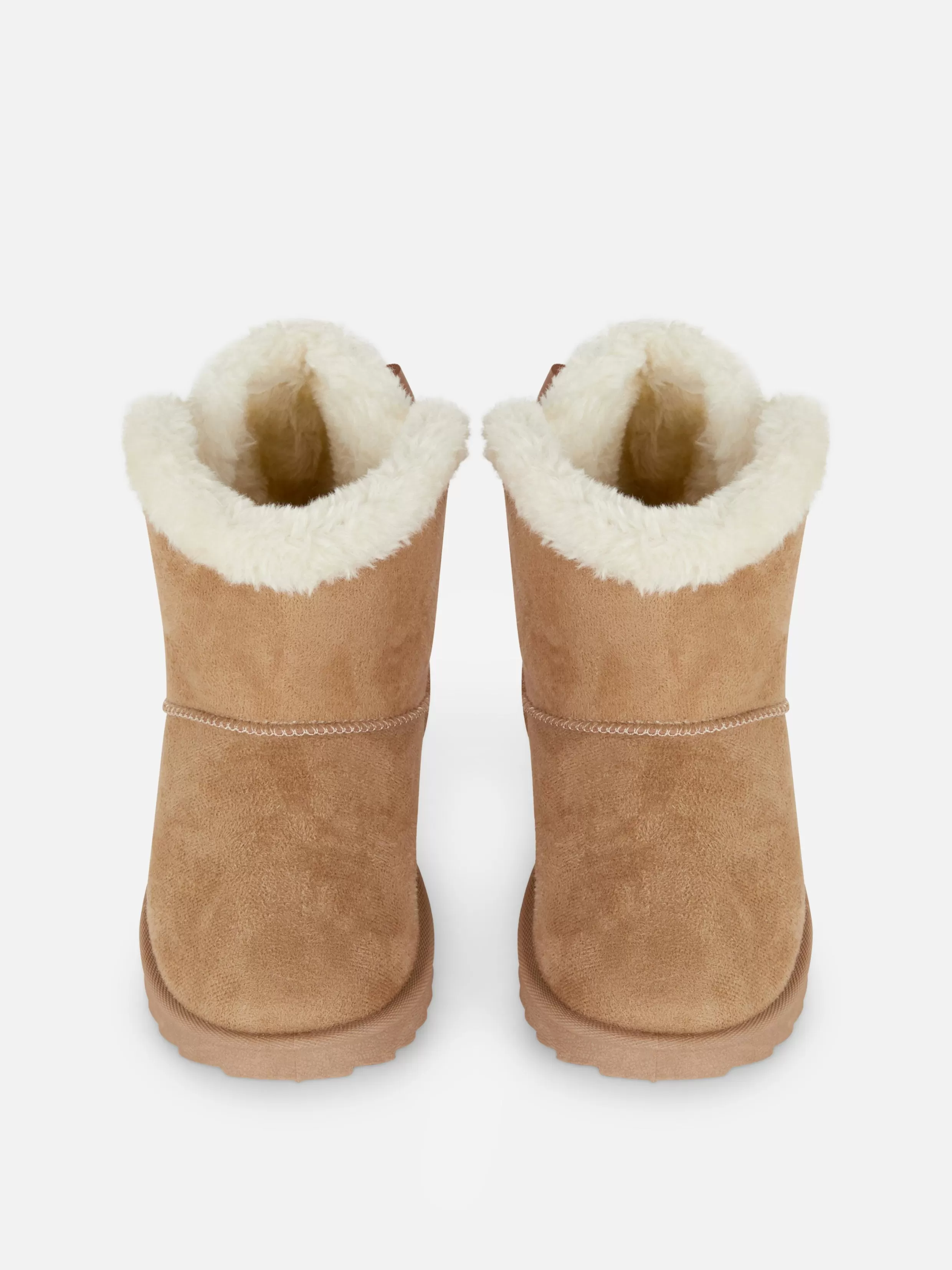 New Bow Faux Fur Boots Kids Boots And Rain Boots