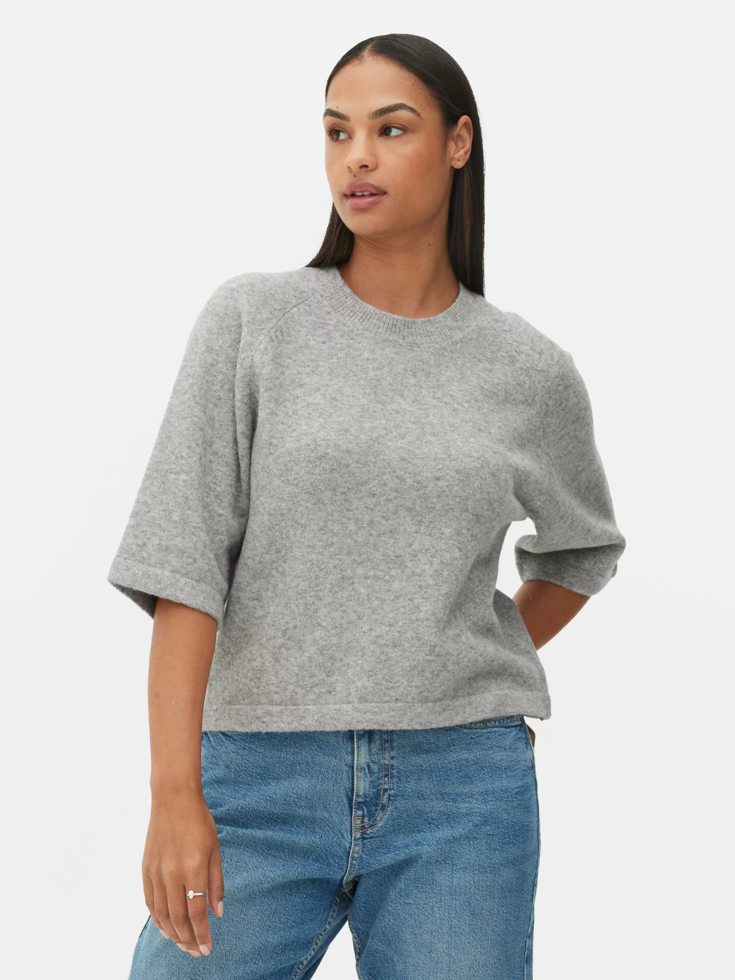 Store Boxy Knit T-Shirt Women Tops And T-Shirts