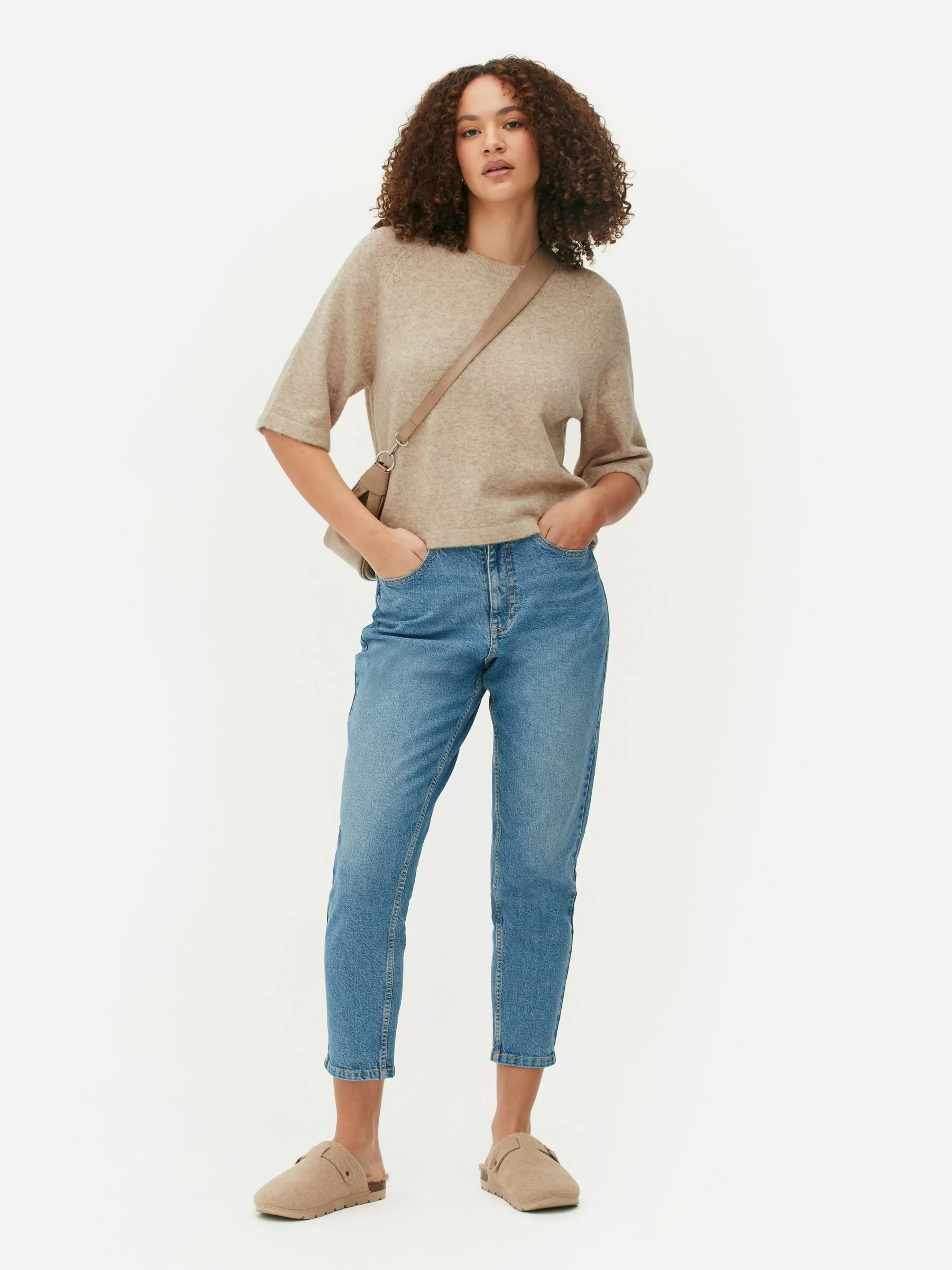 Online Boxy Knit T-Shirt Women Tops And T-Shirts