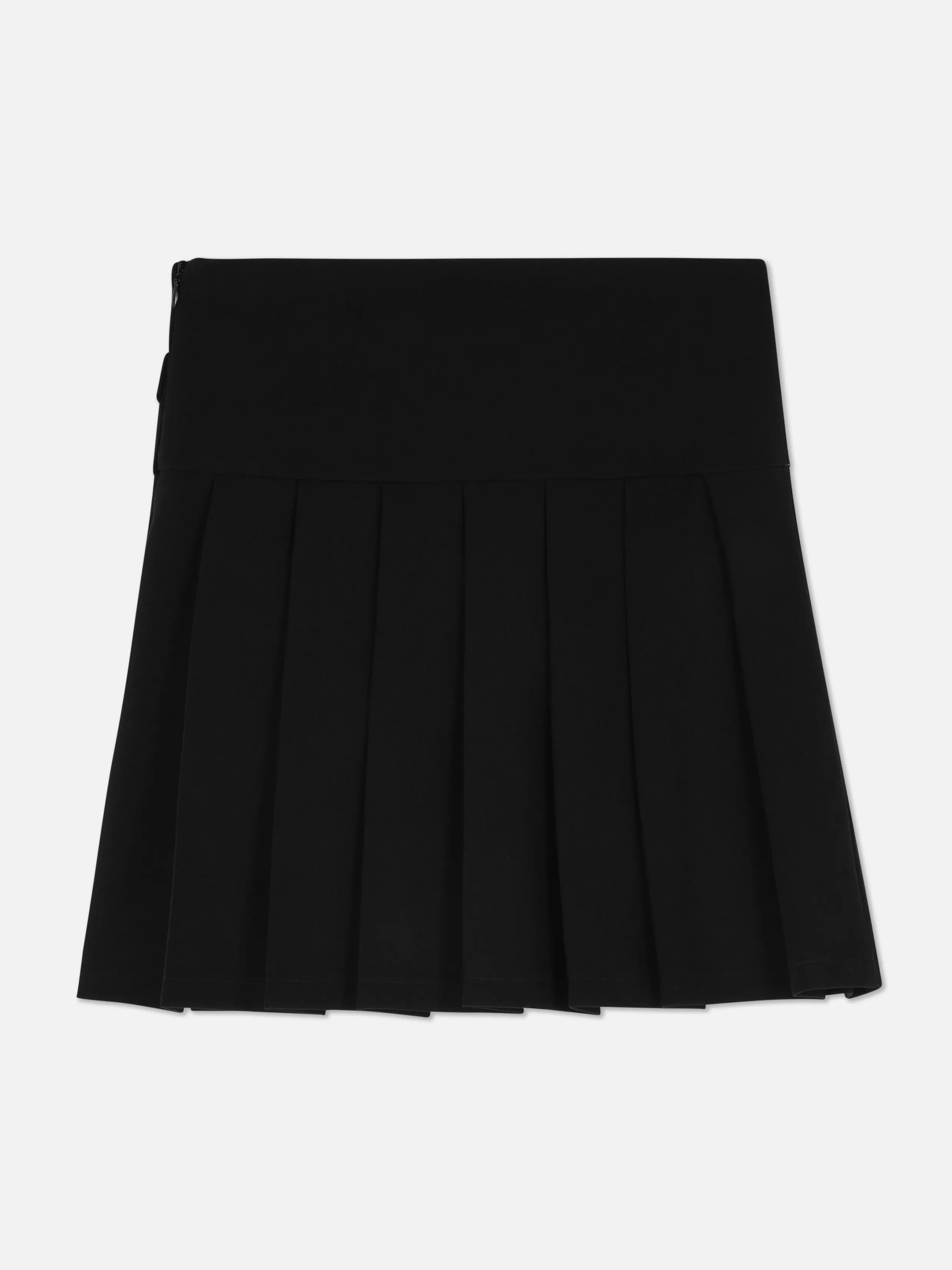 Cheap Buckle Belt Pleated Skirt Kids Skirts