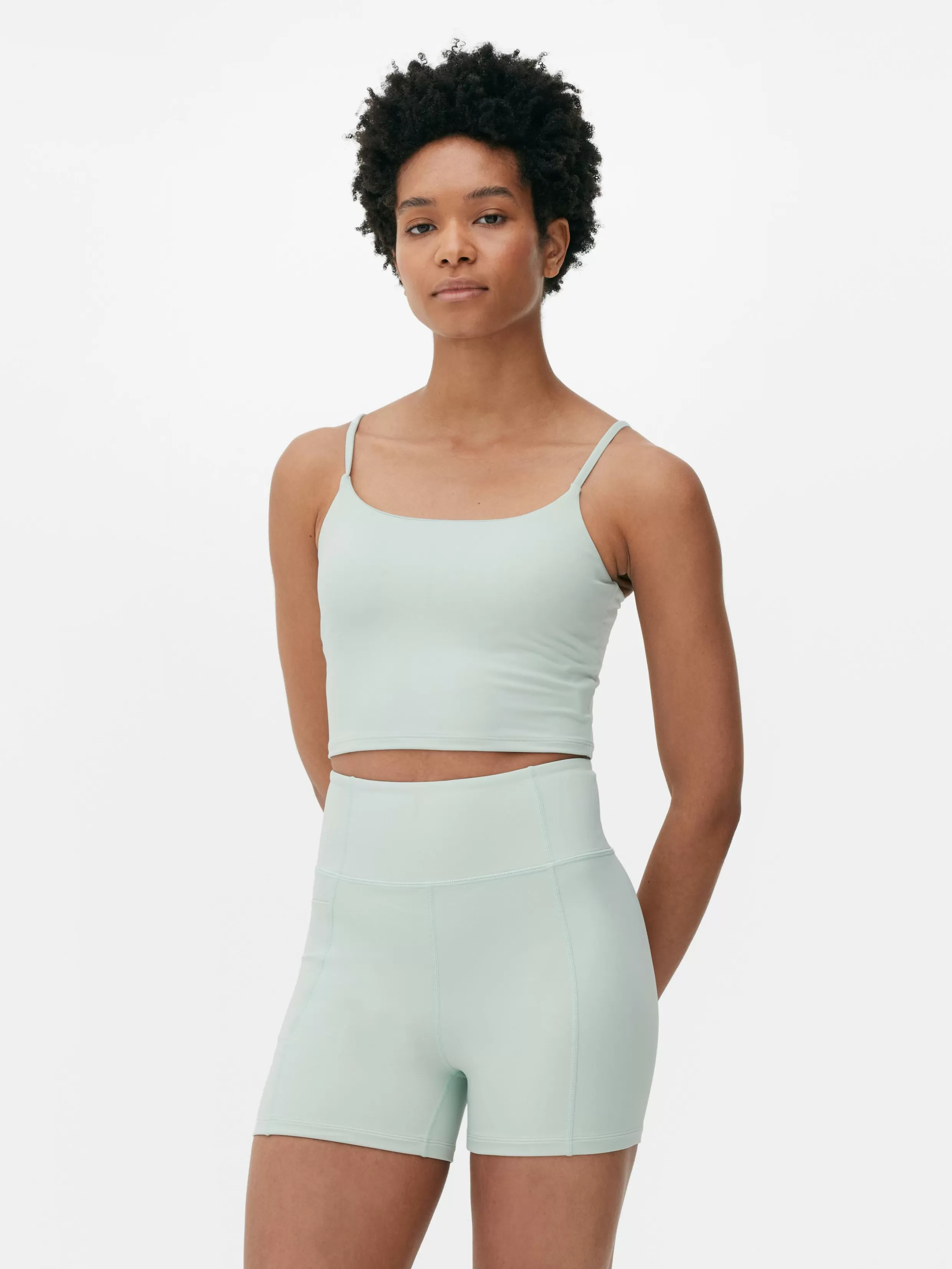 Best Buttery Soft Cropped Gym Cami Women Gym Gear And Activewear