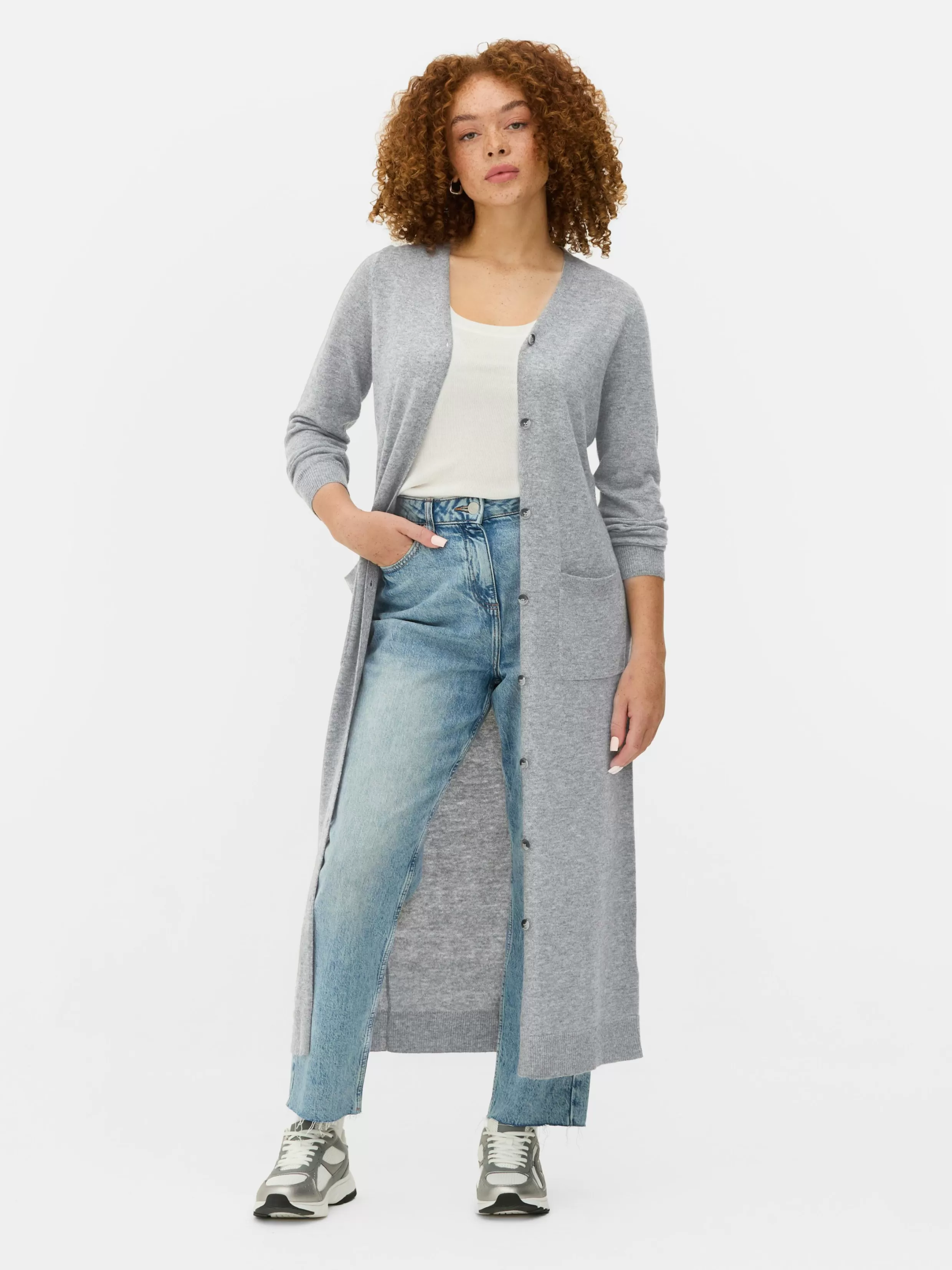 Discount Button-Up Maxi Cardigan Women Sweaters And Cardigans