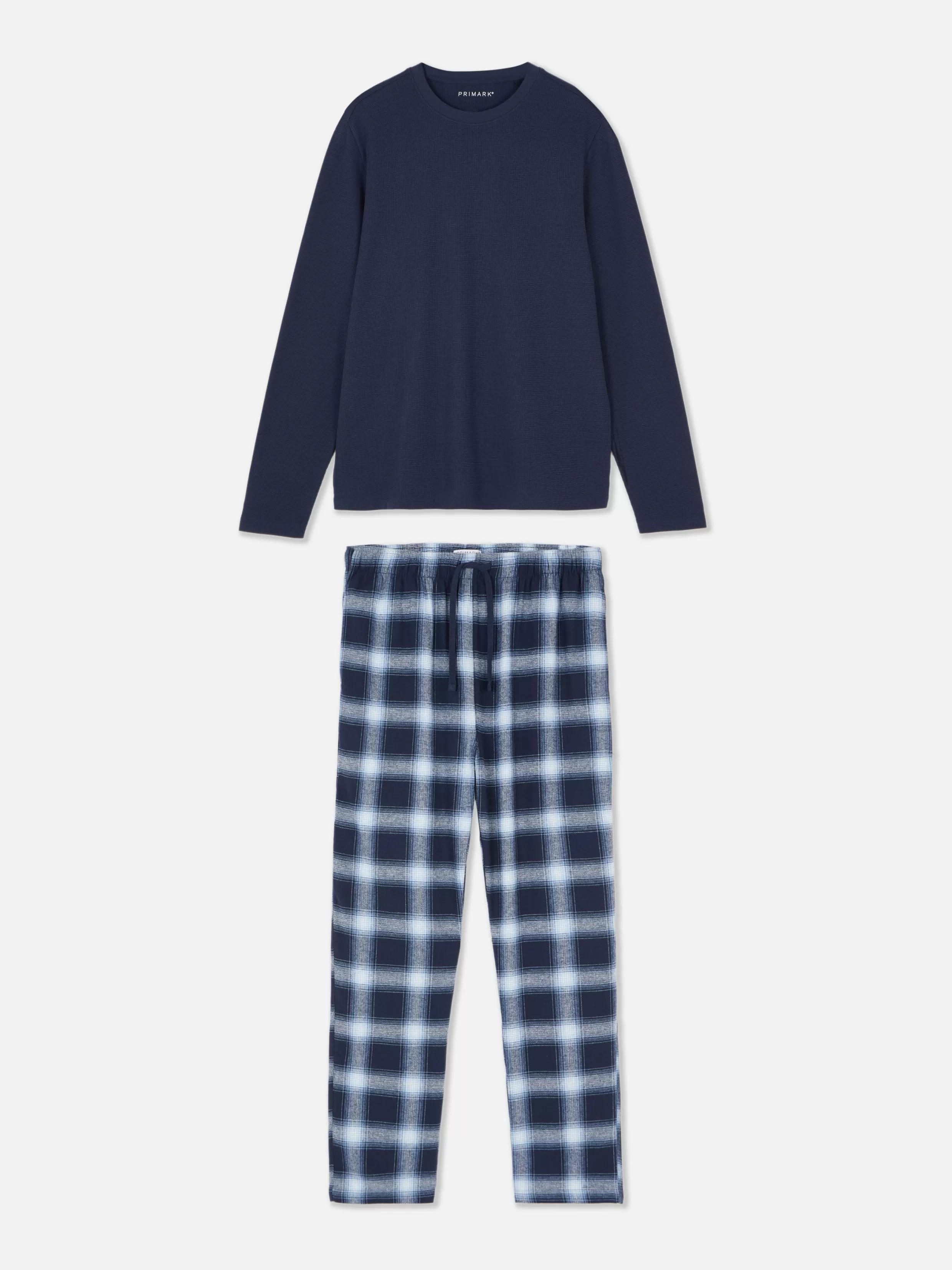 Sale Check Brushed Cotton Pajamas Pajamas