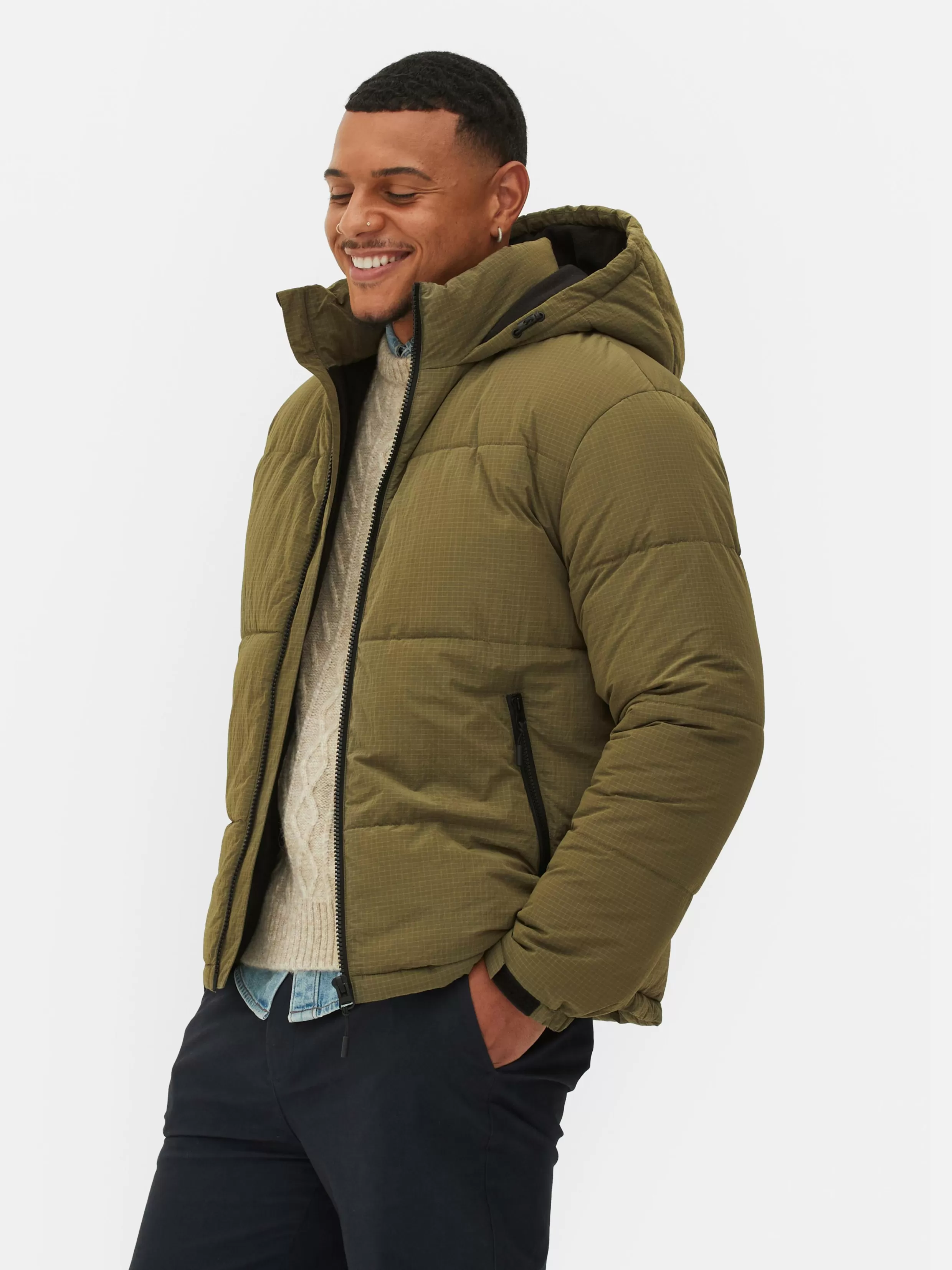 Cheap Check Puffer Jacket Coats And Jackets