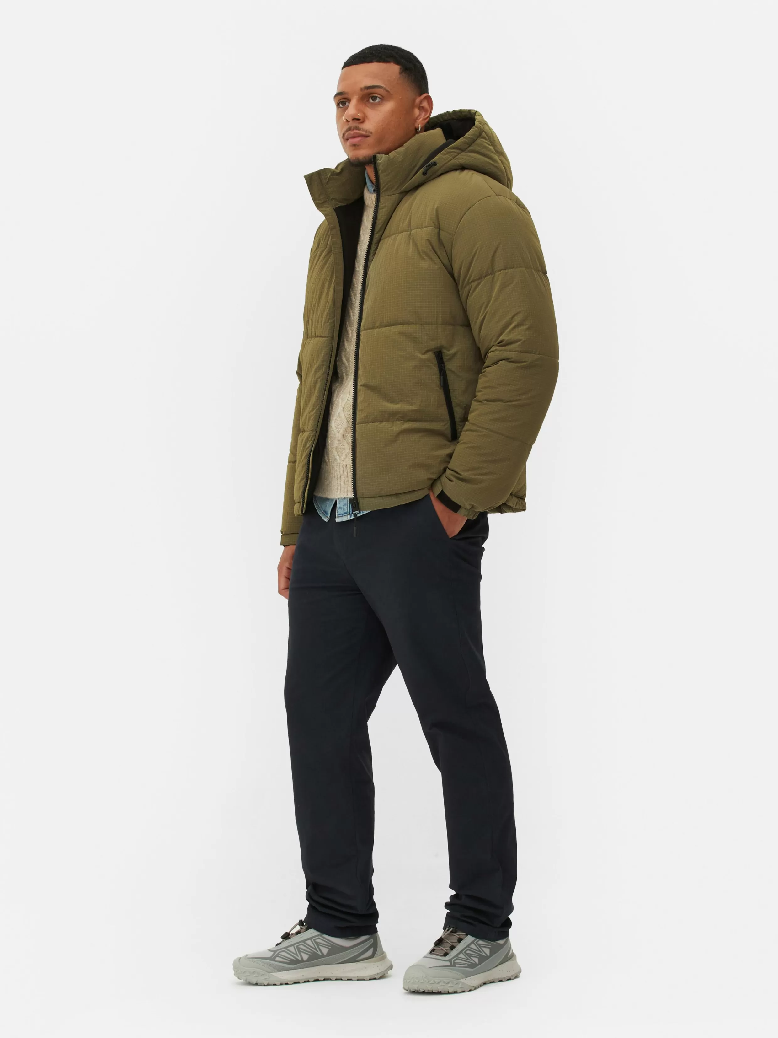 Cheap Check Puffer Jacket Coats And Jackets