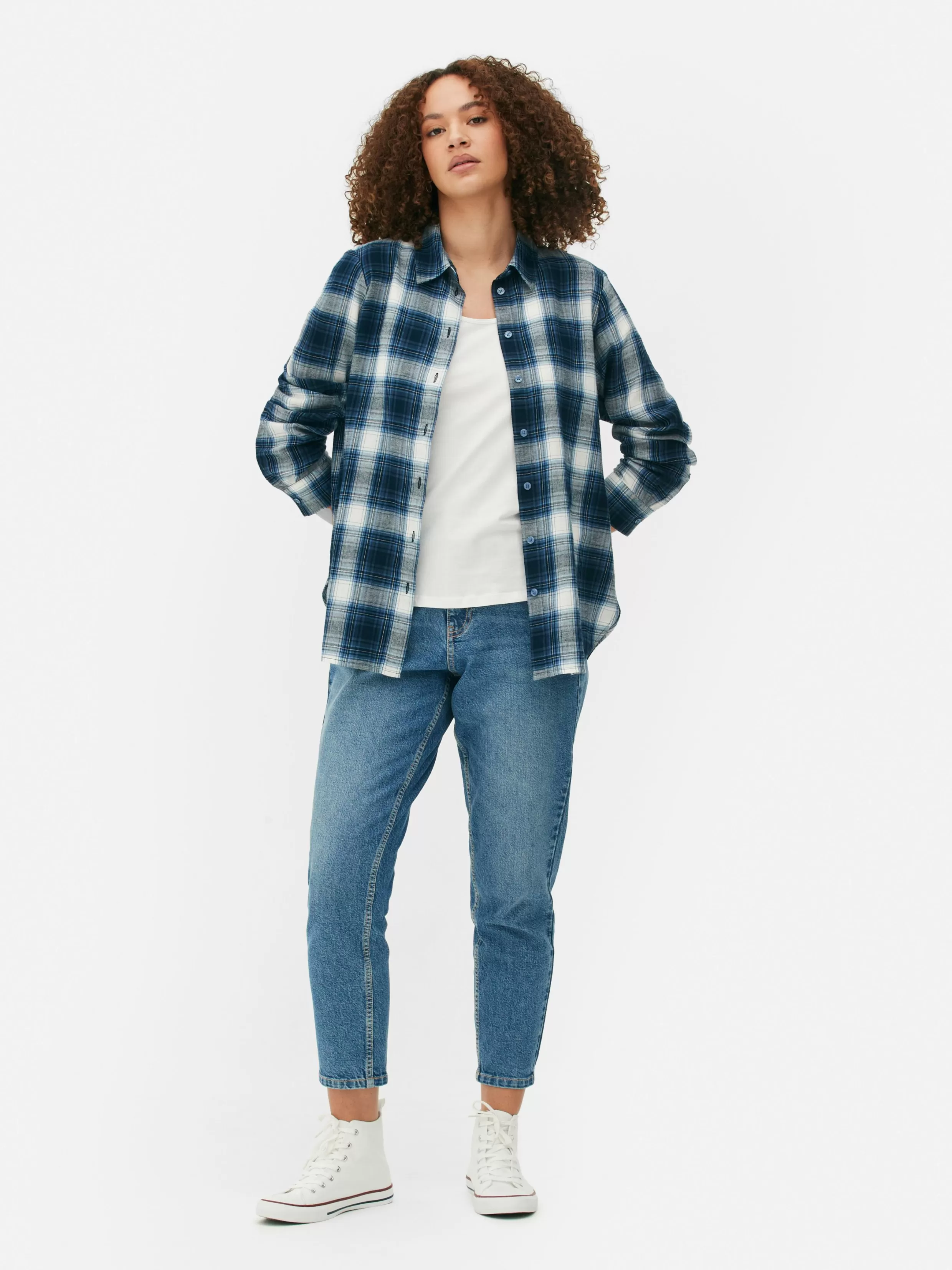 New Check Shirt Women Shirts And Blouses