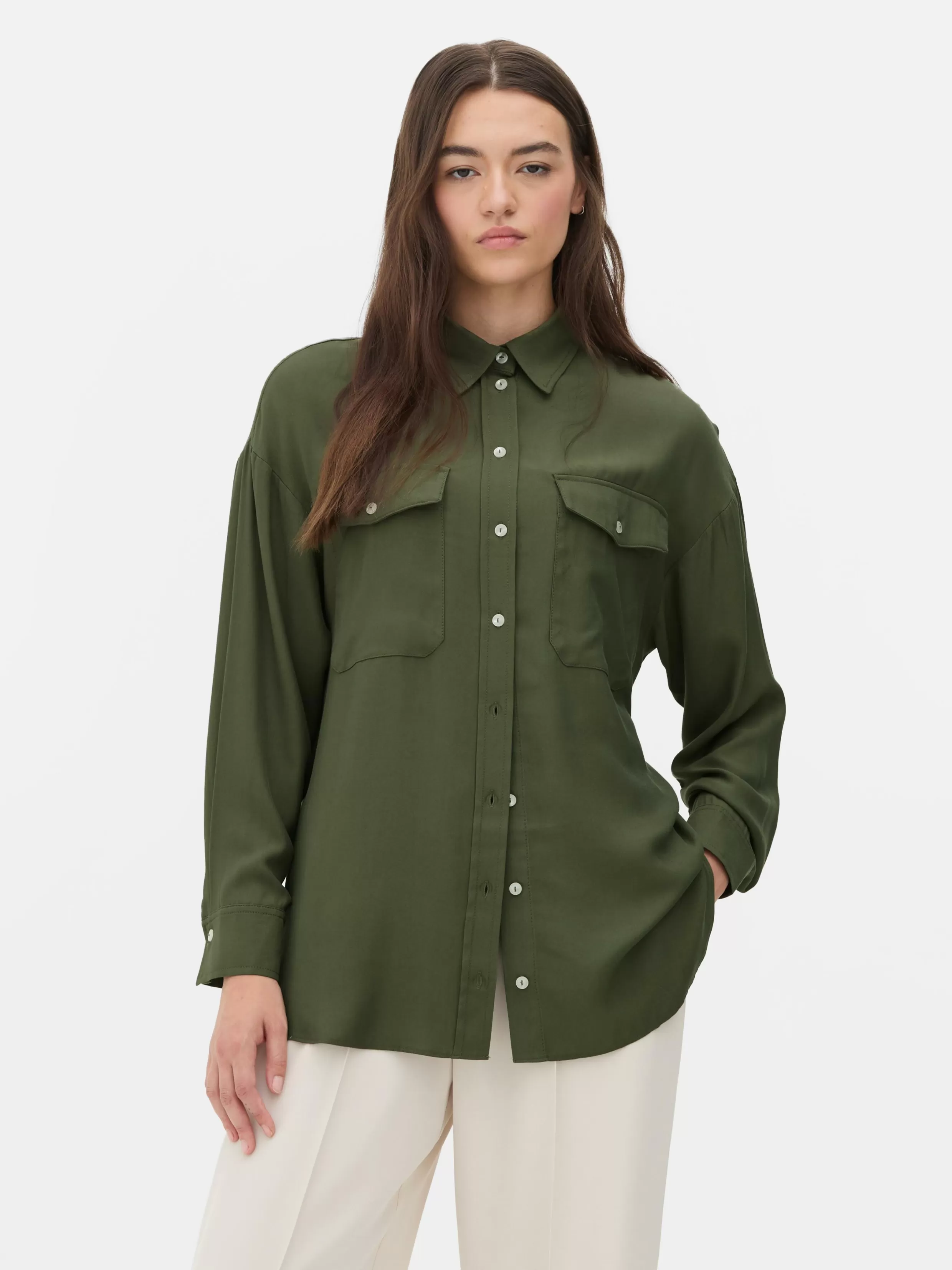 Best Chest Pocket Shirt Women Shirts And Blouses