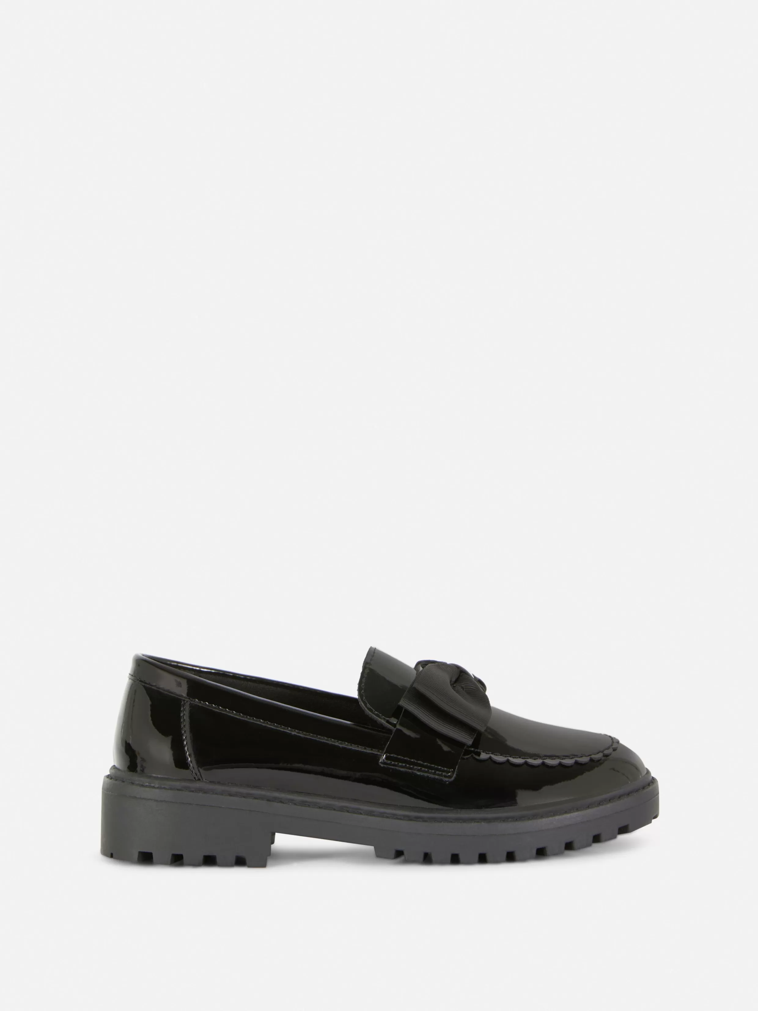 Best Chunky School Loafers Kids Flats