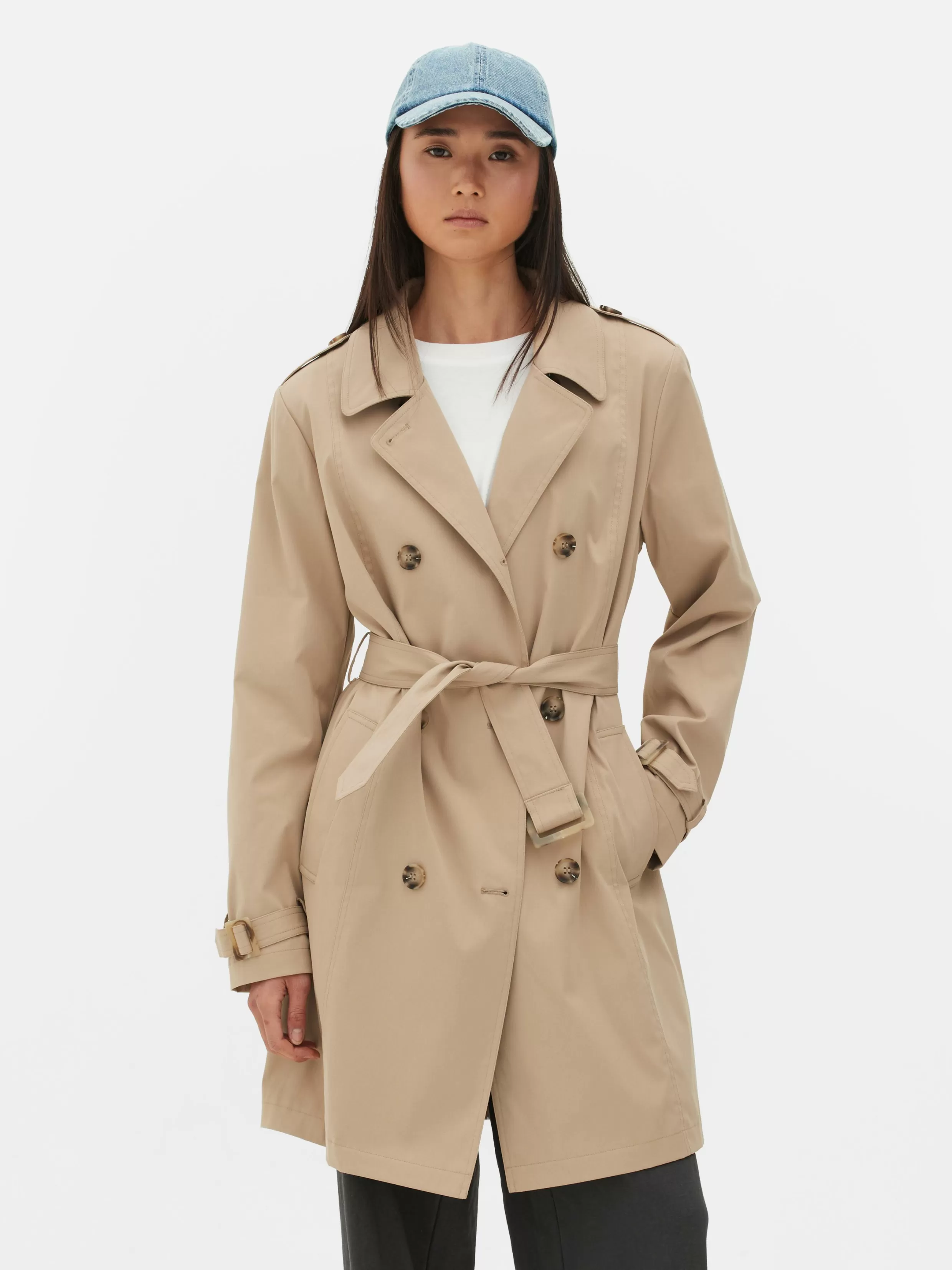 Shop Classic Double Breasted Trench Women Coats And Jackets