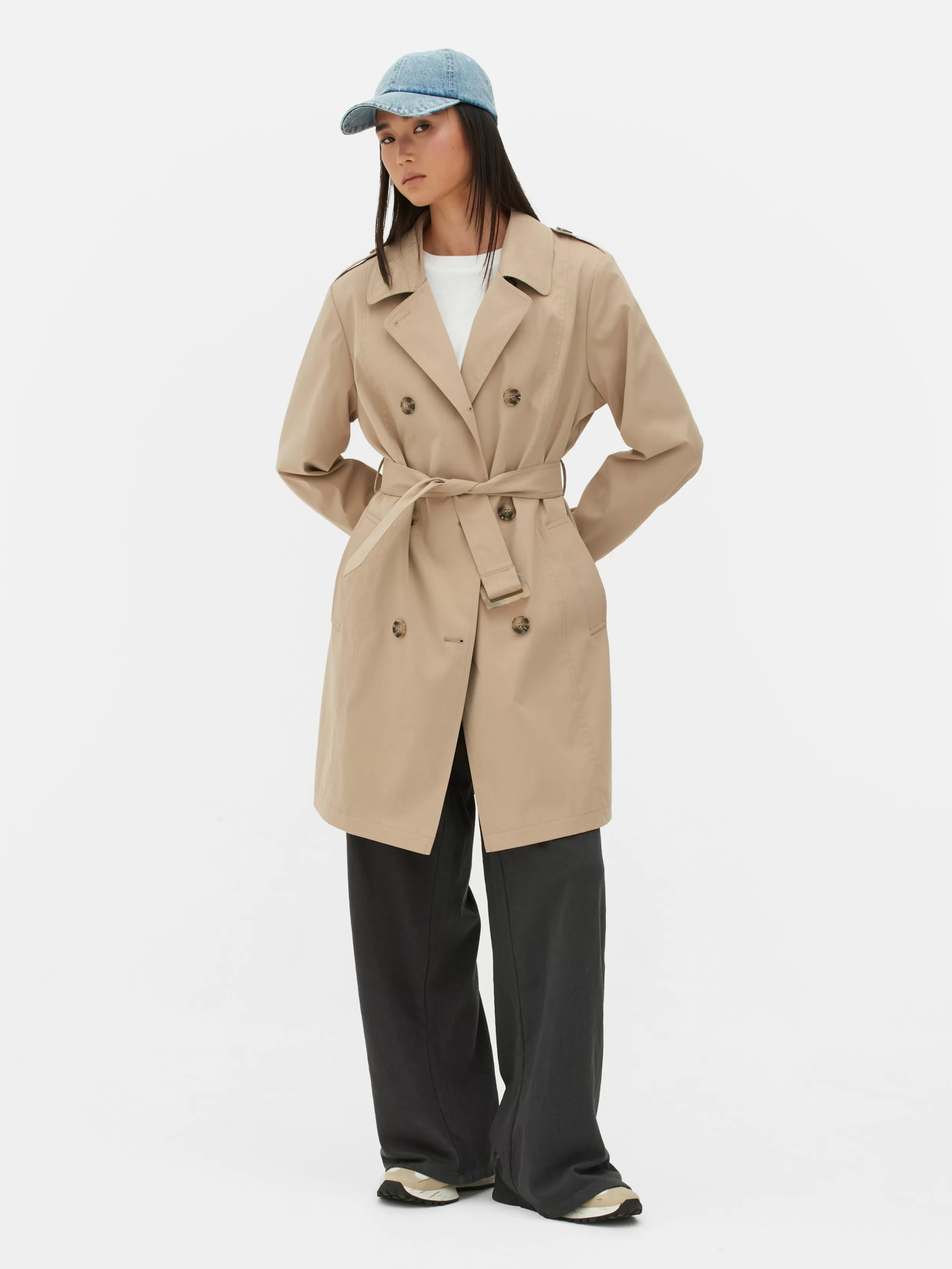 Shop Classic Double Breasted Trench Women Coats And Jackets