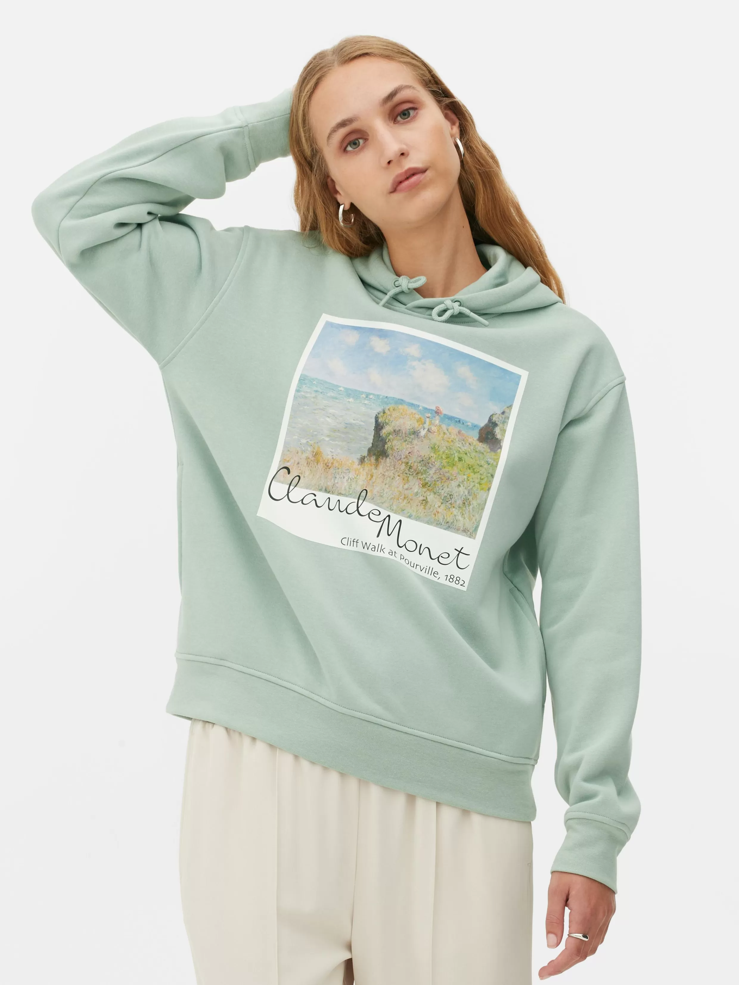 Clearance Claude Monet Polaroid Hoodie Women Graphic Tees And Sweatshirts | Hoodies And Sweatshirts