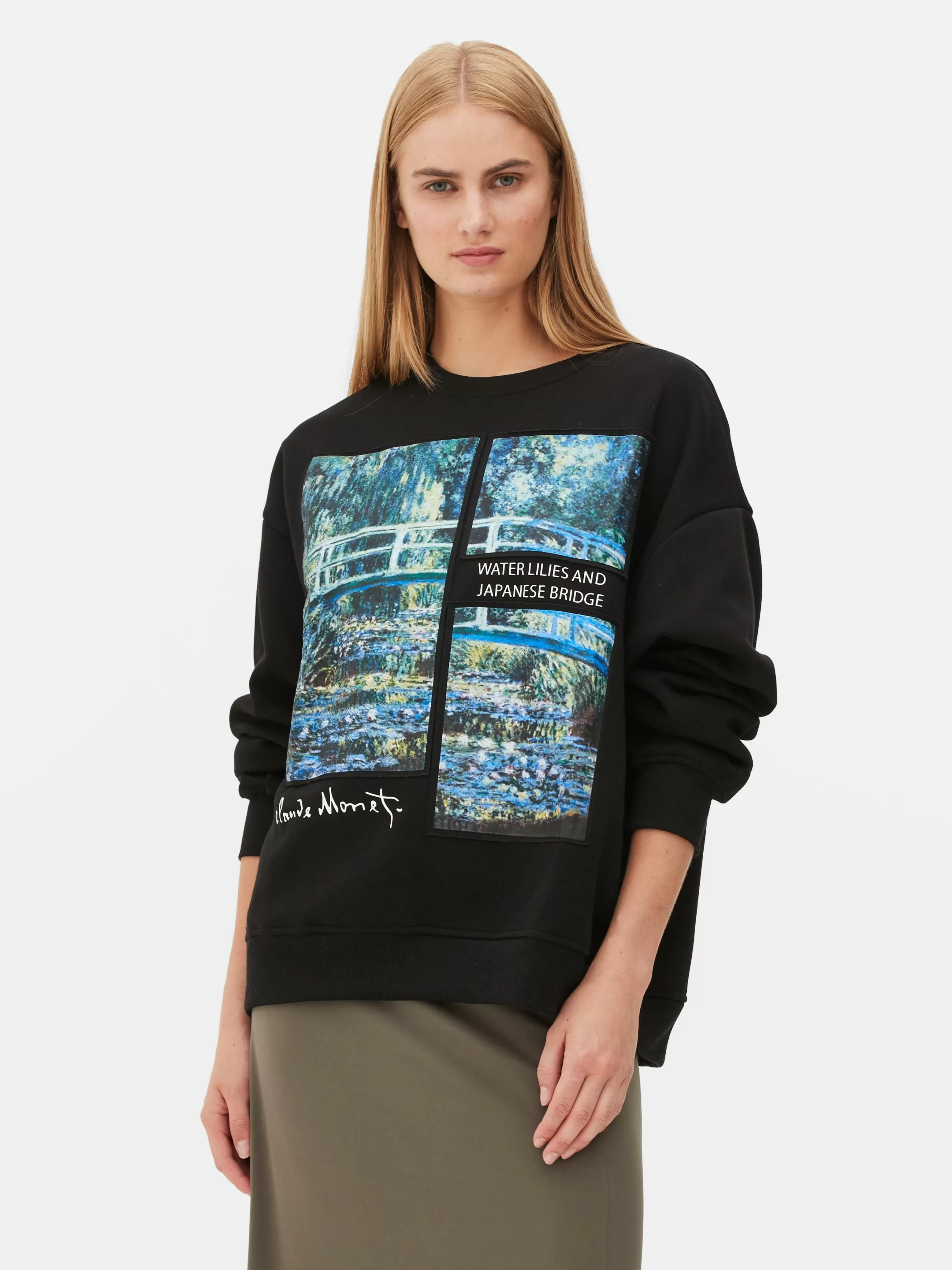 Shop Claude Monet Water Lillies Sweatshirt Women Hoodies And Sweatshirts