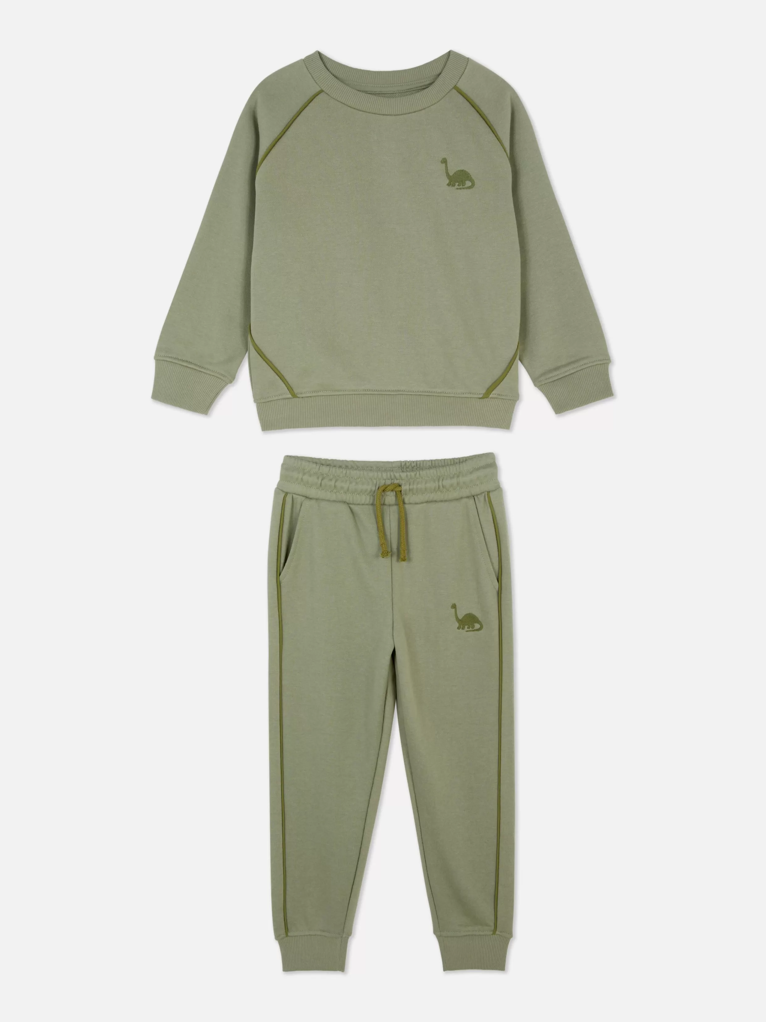 Shop Co-ord Dinosaur Sweatshirt And Joggers Set Kids/BOY Sets And Outfits