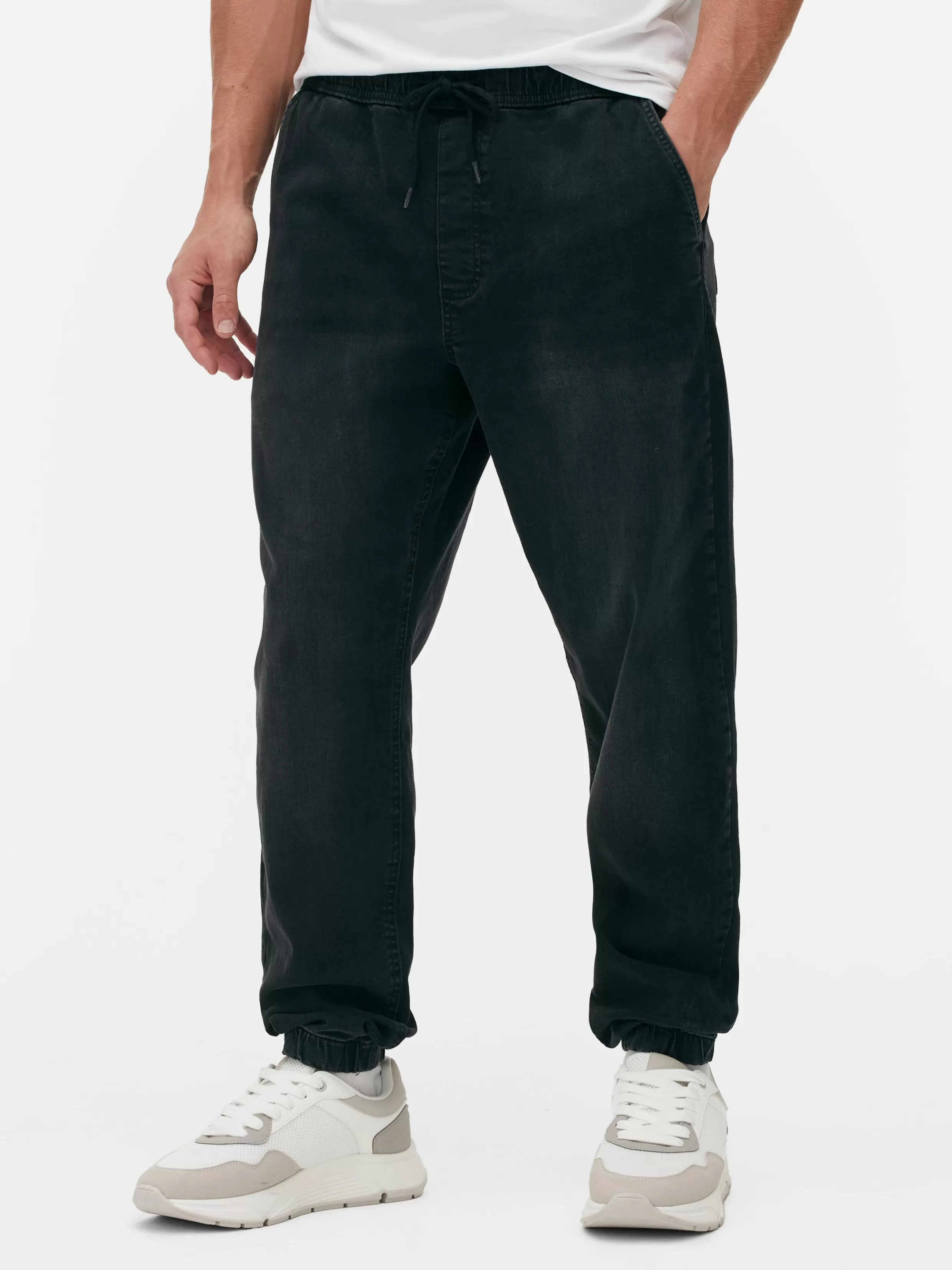 Cheap Denim Cuffed Joggers Joggers