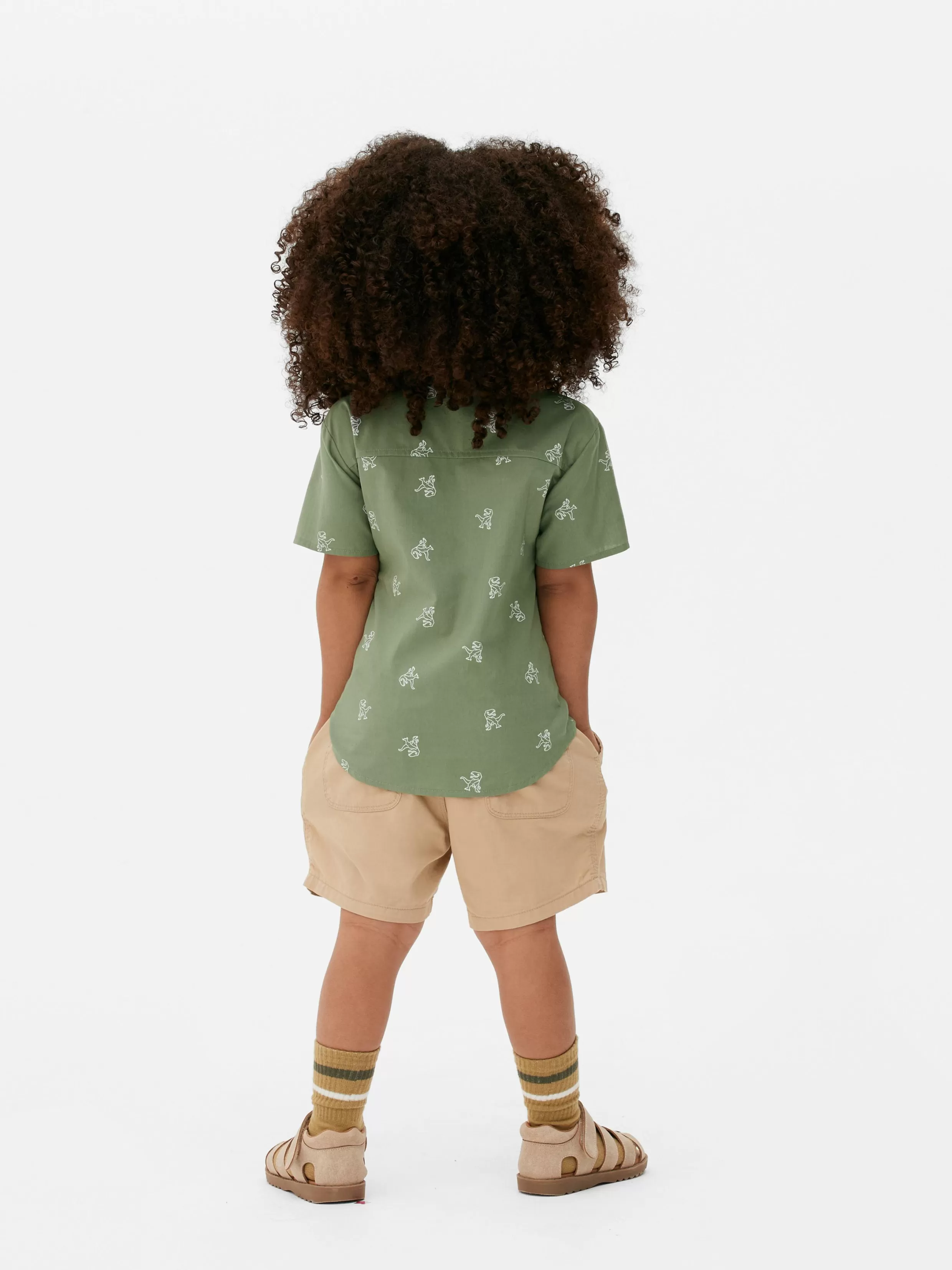 Clearance Dinosaur Button-Up Shirt Kids/BOY Shirts