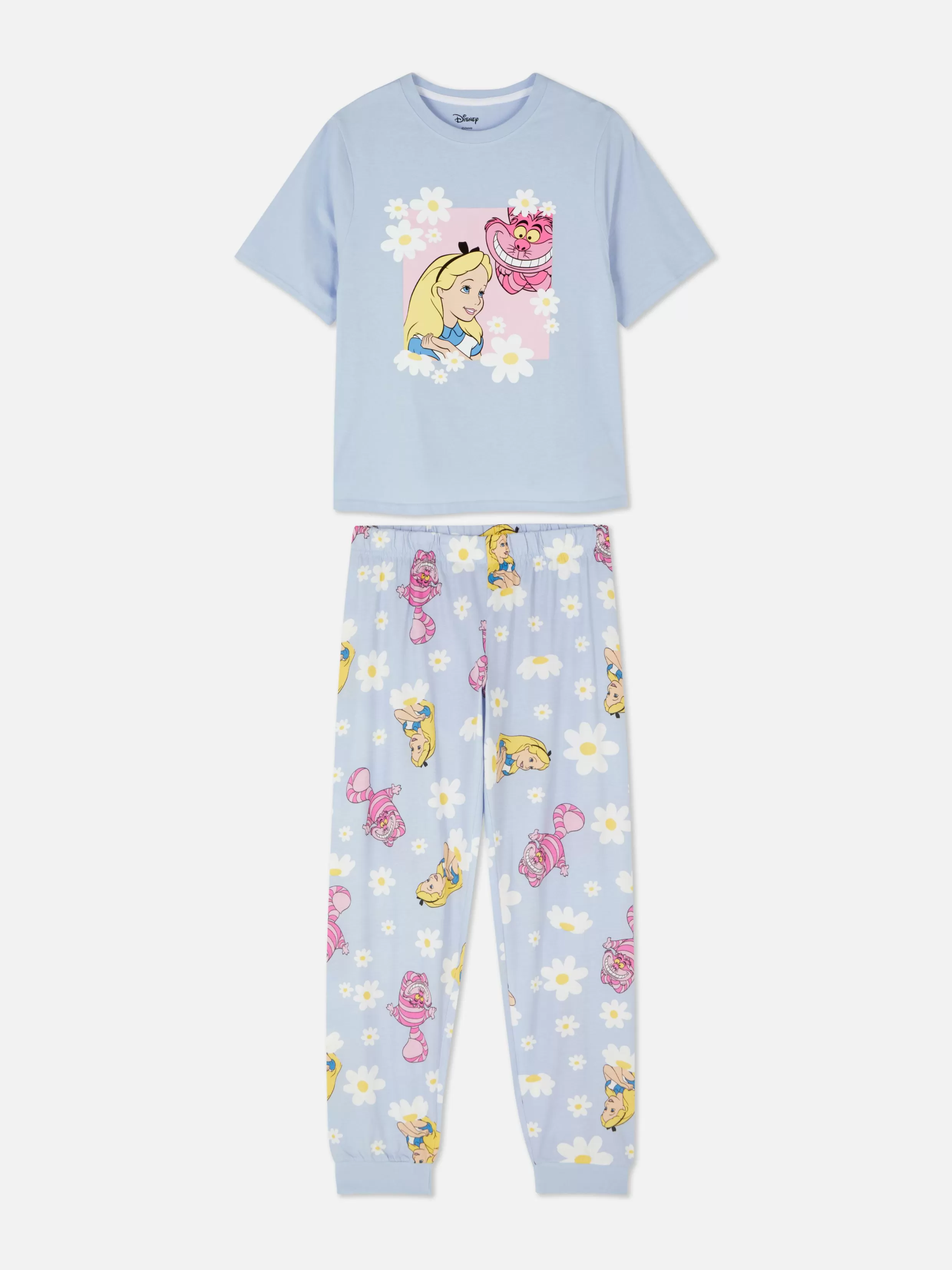 Cheap Disney Character Print Jersey Pajamas Women Pajama Sets