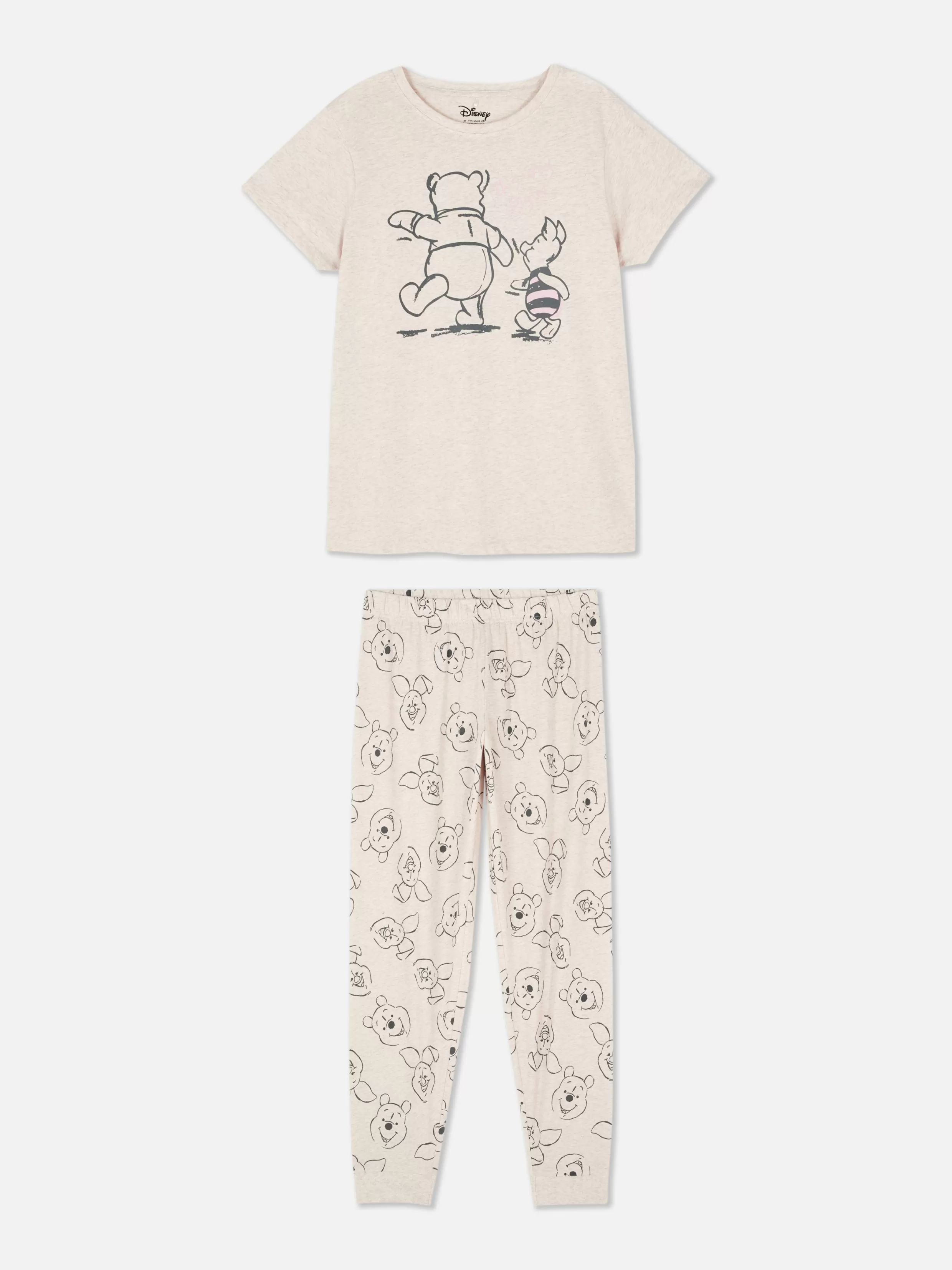 Sale Disney Graphic T-Shirt And Bottoms Pyjamas Women Pajama Sets