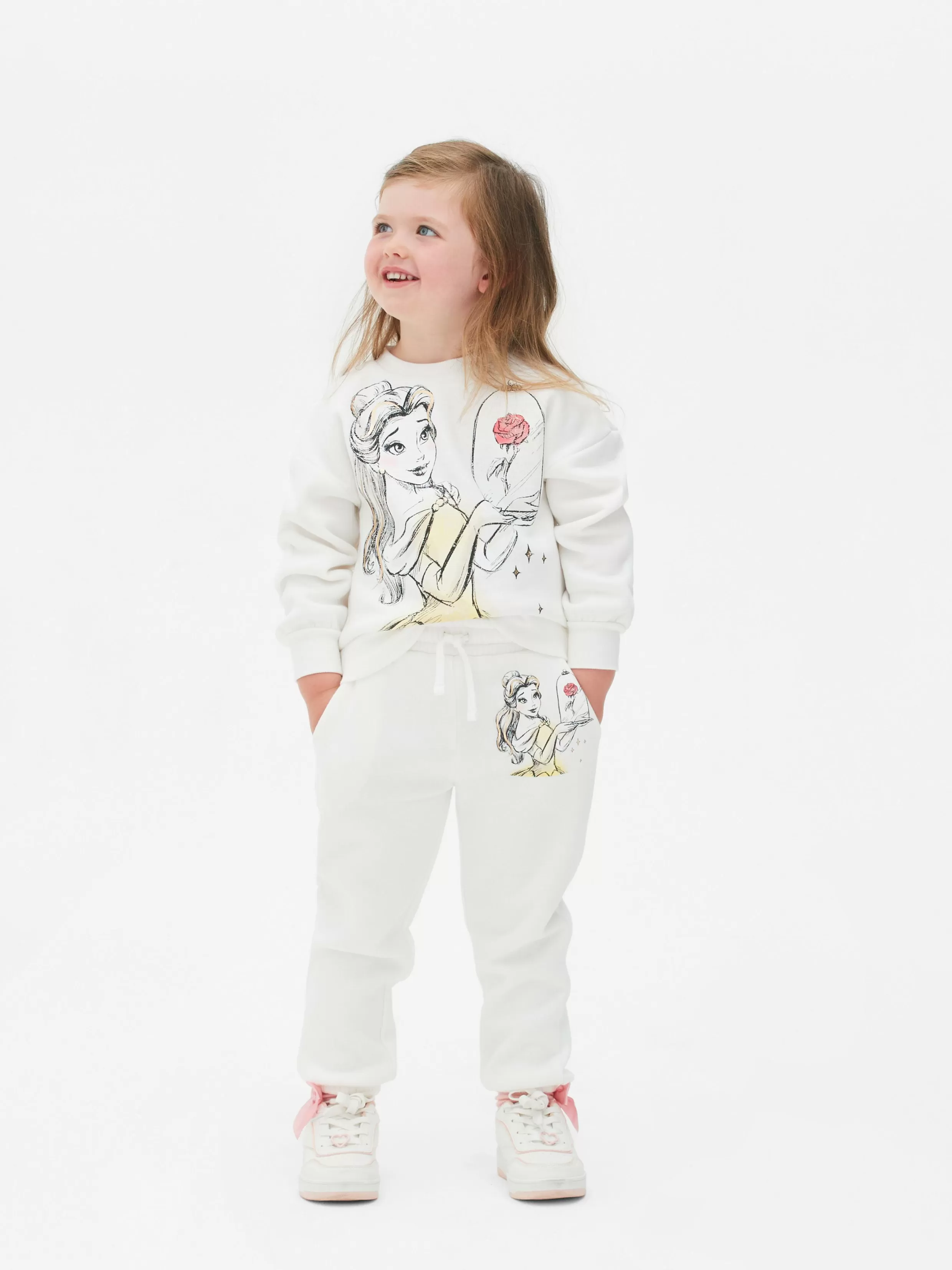 Shop Disney’s Beauty And The Beast Graphic Joggers Kids Joggers