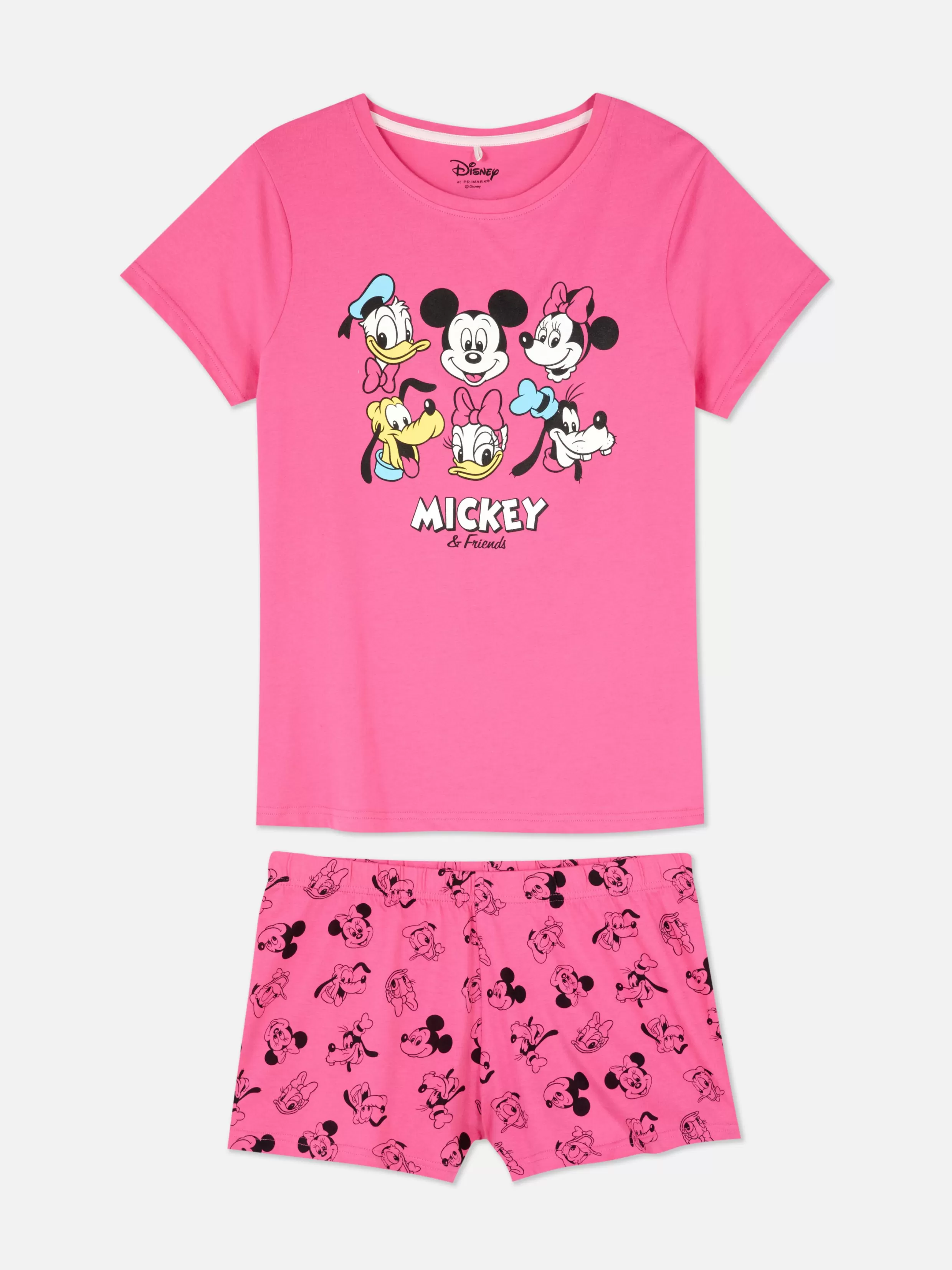 Outlet Disney's Characters Short Sleeve Pajamas Women Pajama Sets