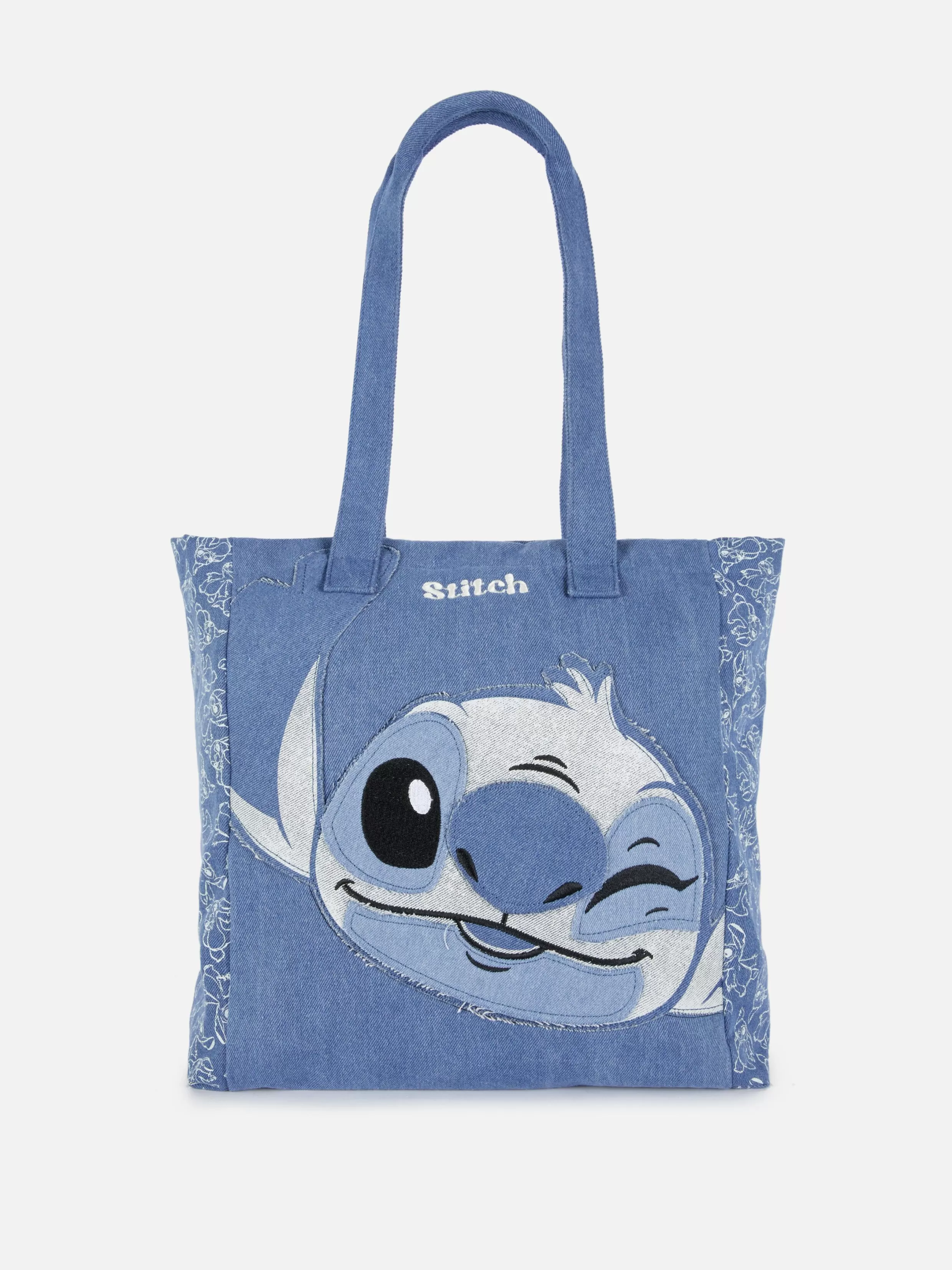 New Disney’s Lilo And Stitch Denim Shopper Travel Accessories